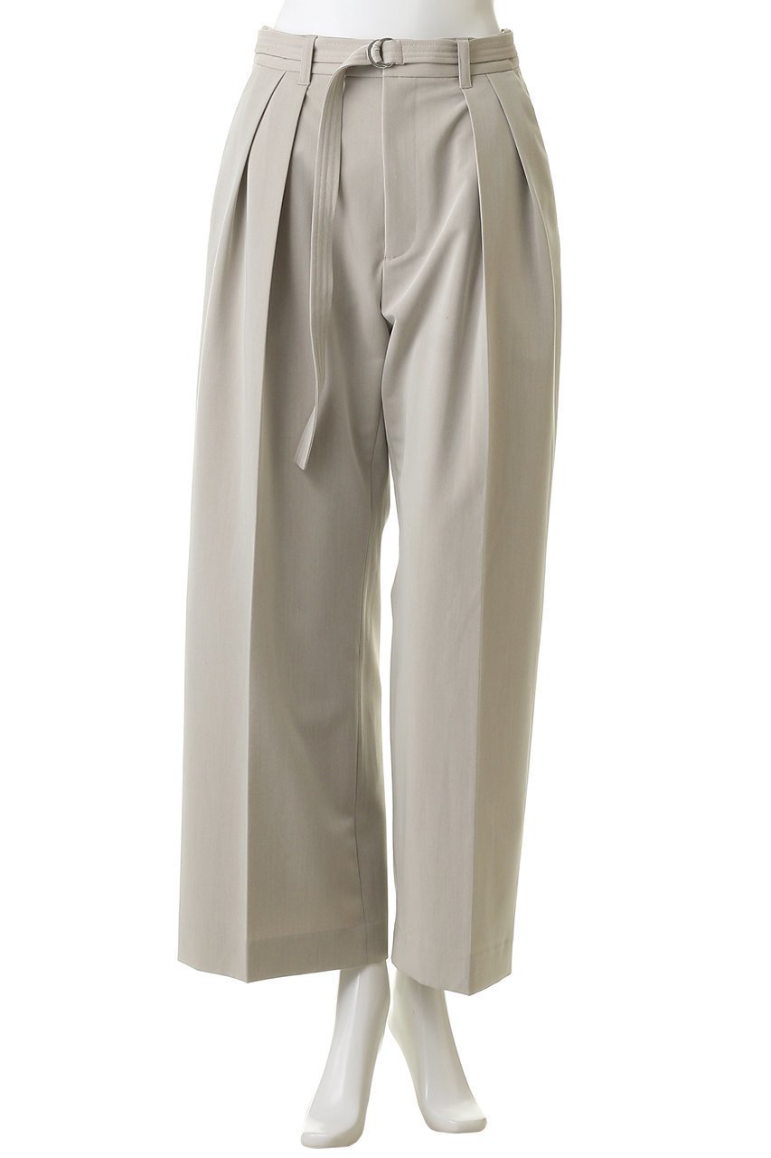 【マノフ/MANOF】のBELTED IN-TUCK WIDE PANTSボトムス 人気、トレンドファッション・服の通販 founy(ファニー) 　ファッション　Fashion　レディースファッション　Fashion for Women　パンツ　Pants & Trousers　おすすめ　Recommended / Our Picks　ストレート　Straight, Straight Cut　センター　Center, Center Line　ワイド　Wide, Wide Fit　エレガント 上品　Elegant　other-2|ID: prp329100004898180 ipo3291000000036642343