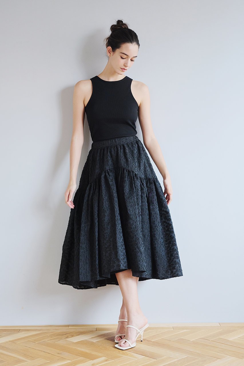 【アミカ/AMICA】のシアークチュールスカート 人気、トレンドファッション・服の通販 founy(ファニー) 　ファッション　Fashion　レディースファッション　Fashion for Women　スカート　Skirts　シアー　Sheer, See-Through　シンプル　Simple, Minimal　ジャカード／ジャガード　Jacquard, Woven Pattern　人気　Popular, Best Seller　再入荷　Restock / Back in Stock　無地　Plain, Solid Color　other-7|ID: prp329100004898201 ipo3291000000036642729