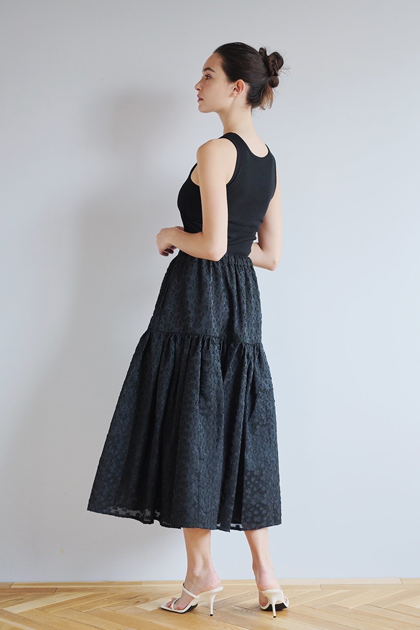 【アミカ/AMICA】のシアークチュールスカート 人気、トレンドファッション・服の通販 founy(ファニー) 　ファッション　Fashion　レディースファッション　Fashion for Women　スカート　Skirts　シアー　Sheer, See-Through　シンプル　Simple, Minimal　ジャカード／ジャガード　Jacquard, Woven Pattern　人気　Popular, Best Seller　再入荷　Restock / Back in Stock　無地　Plain, Solid Color　other-8|ID: prp329100004898201 ipo3291000000036642730