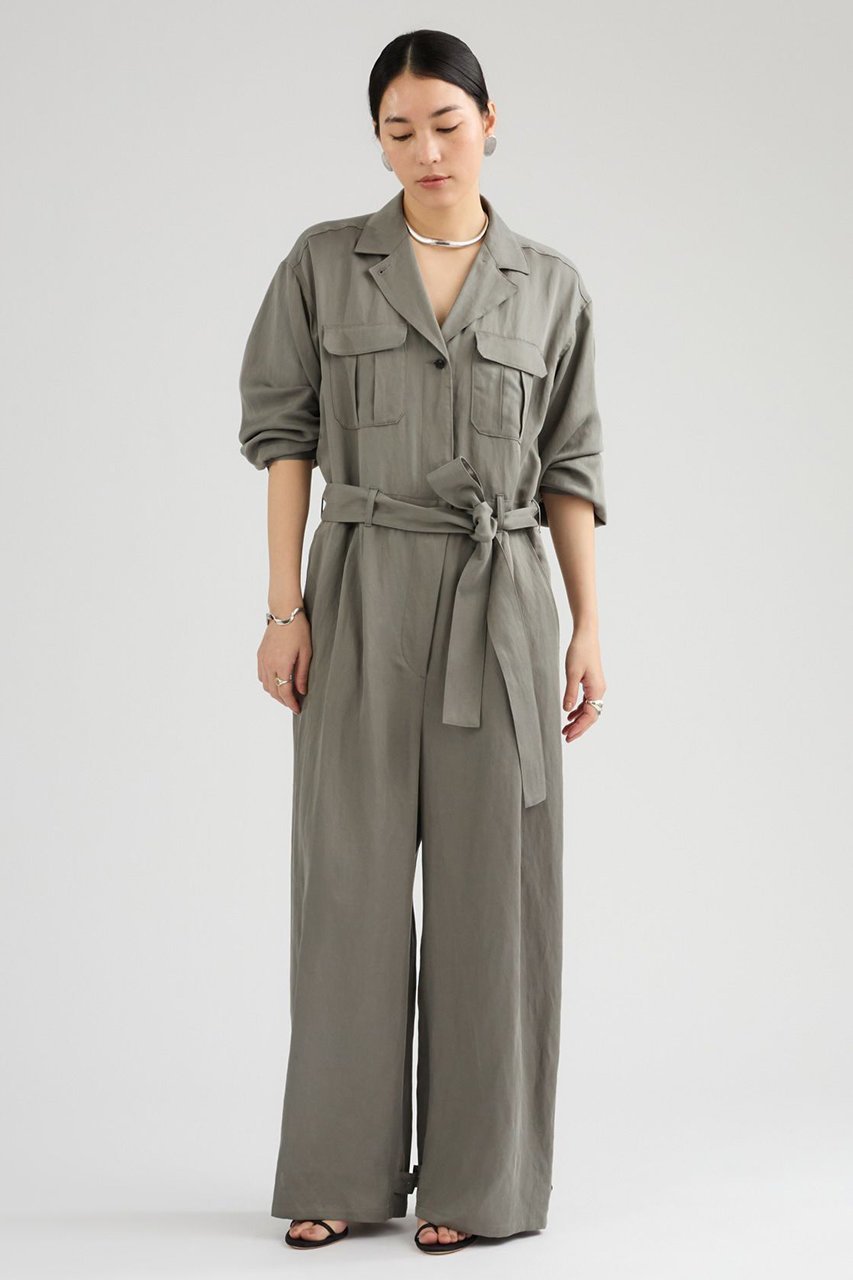 【カオス/Chaos】のタンジェオールインワン 人気、トレンドファッション・服の通販 founy(ファニー) 　ファッション　Fashion　レディースファッション　Fashion for Women　パンツ　Pants & Trousers　エレガント 上品　Elegant　サテン　Satin, Glossy Fabric　ドレープ　Drape, Draping Fabric　なめらか　Smooth, Silky Texture　ミックス　Mix, Mixed Style　ミリタリー　Military, Army Style　リネン　Linen, Linen Fabric　リボン　Ribbon, Bow　再入荷　Restock / Back in Stock　夏　Summer　other-2|ID: prp329100004898203 ipo3291000000036642736