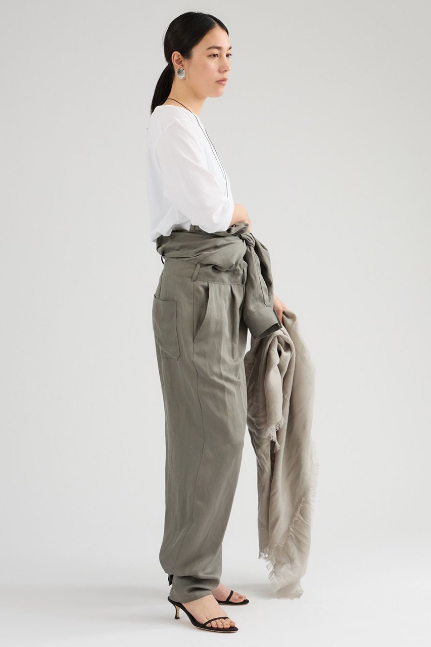 【カオス/Chaos】のタンジェオールインワン 人気、トレンドファッション・服の通販 founy(ファニー) 　ファッション　Fashion　レディースファッション　Fashion for Women　パンツ　Pants & Trousers　エレガント 上品　Elegant　サテン　Satin, Glossy Fabric　ドレープ　Drape, Draping Fabric　なめらか　Smooth, Silky Texture　ミックス　Mix, Mixed Style　ミリタリー　Military, Army Style　リネン　Linen, Linen Fabric　リボン　Ribbon, Bow　再入荷　Restock / Back in Stock　夏　Summer　other-6|ID: prp329100004898203 ipo3291000000036642741