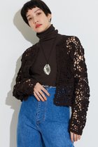 【ウィムガゼット/Whim Gazette】の【THE PAUSE】クロシェニットカーディガン 人気、トレンドファッション・服の通販 founy(ファニー) ファッション Fashion レディースファッション Fashion for Women トップス・カットソー Cut & Sew Tops ニット Knit Tops & Sweaters カーディガン・羽織り Layered Style Cardigans おすすめ Recommended / Our Picks かぎ針 Crochet インナー Innerwear カーディガン Cardigan, Knitwear ジャケット Jacket, Outerwear バランス Balance, Style Balance ボトム Bottoms, Lower Wear 新作・新入荷 New Arrivals / New In thumbnail ブラウン|ID: prp329100004898210 ipo3291000000036642793