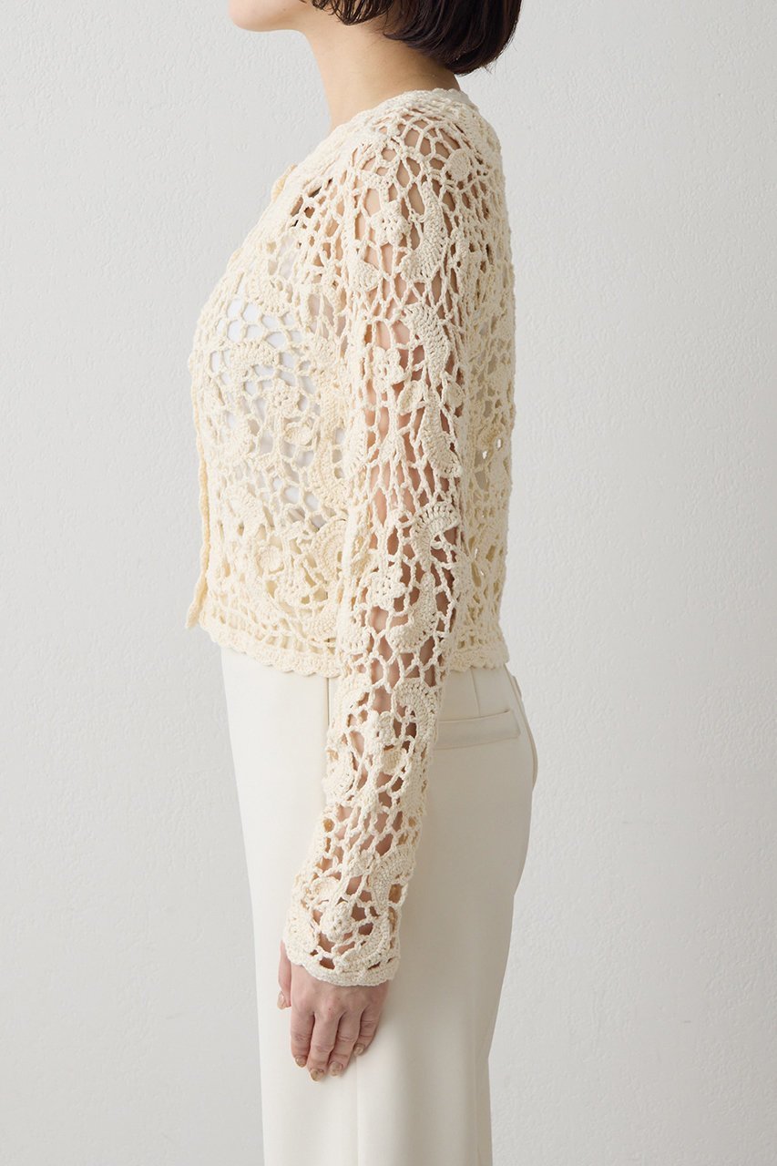 【ウィムガゼット/Whim Gazette】の【THE PAUSE】クロシェニットカーディガン 人気、トレンドファッション・服の通販 founy(ファニー) ファッション Fashion レディースファッション Fashion for Women トップス・カットソー Cut & Sew Tops ニット Knit Tops & Sweaters カーディガン・羽織り Layered Style Cardigans おすすめ Recommended / Our Picks かぎ針 Crochet インナー Innerwear カーディガン Cardigan, Knitwear ジャケット Jacket, Outerwear バランス Balance, Style Balance ボトム Bottoms, Lower Wear 新作・新入荷 New Arrivals / New In other-7|ID: prp329100004898210 ipo3291000000036642802