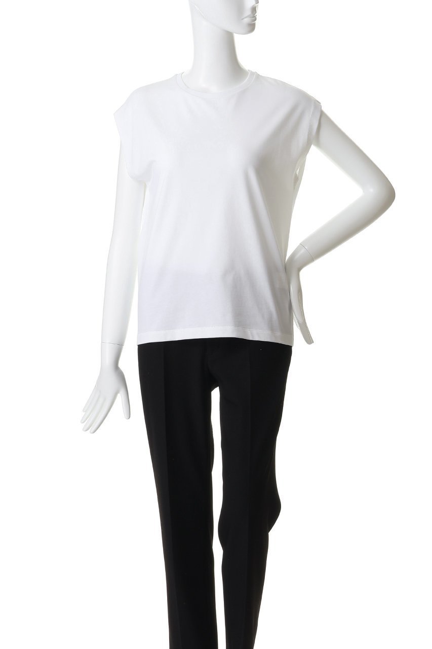 【イレーヴ/YLEVE】のORGANIC COTTON BIO ノースリーブ Tシャツ 人気、トレンドファッション・服の通販 founy(ファニー) 　ファッション　Fashion　レディースファッション　Fashion for Women　トップス・カットソー　Cut & Sew Tops　キャミソール&ノースリーブ　Camisoles & Sleeveless Tops　シャツ・ブラウス・オフィスカジュアル　Elegant Blouses & Button-Ups　ロングTシャツ・Tシャツ　Longline T-Shirts & Tees　カットソー・ベーシックTシャツ　Cut-and-Sewn Tops / Stretch Tees & Basics　ショート　Short, Short Length　スリーブ　Sleeve, Long Sleeve / Short Sleeve　ノースリーブ　Sleeveless, No-Sleeve　フレンチ　French, French Style　新作・新入荷　New Arrivals / New In　other-2|ID: prp329100004898235 ipo3291000000036643064