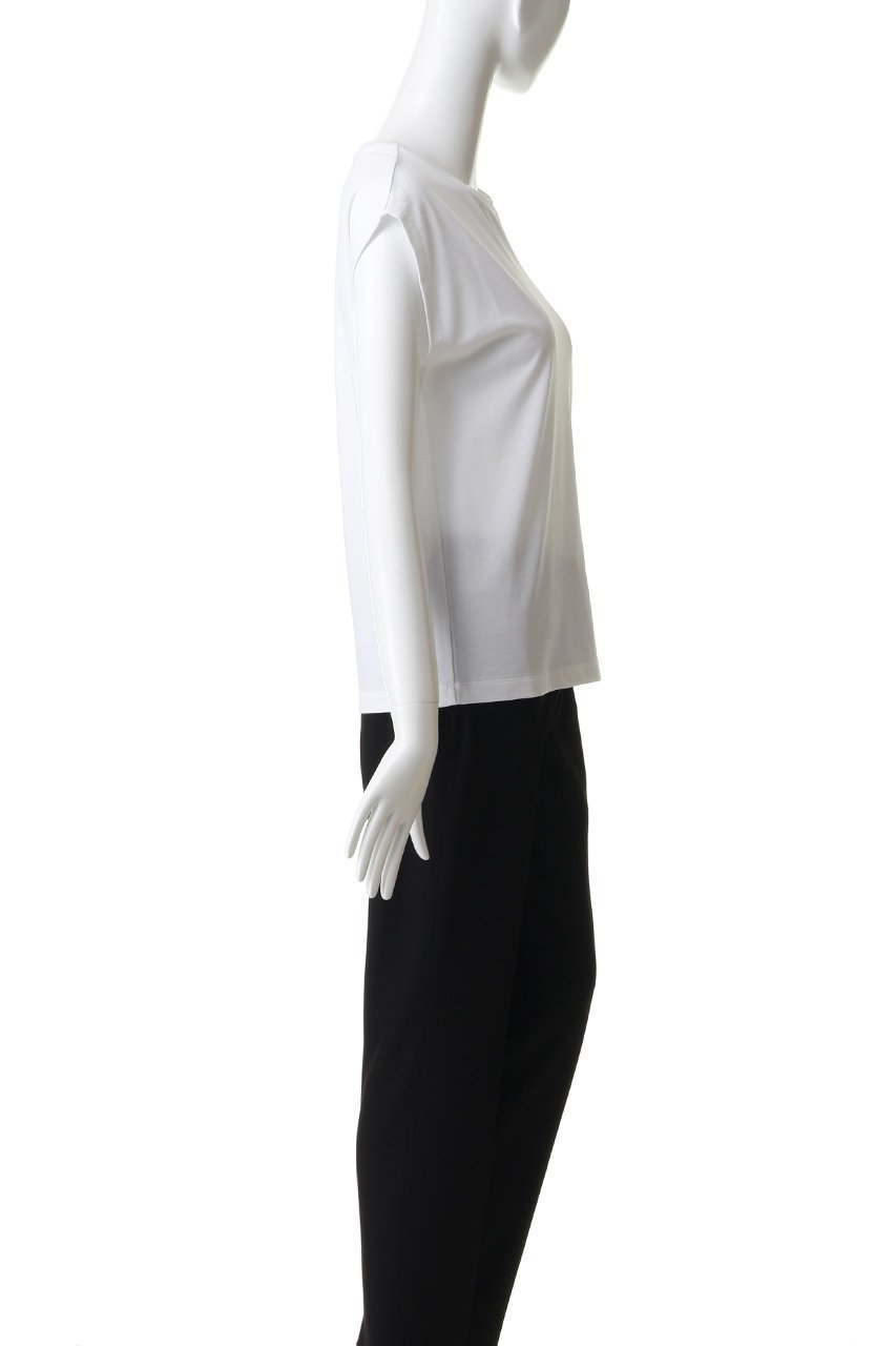 【イレーヴ/YLEVE】のORGANIC COTTON BIO ノースリーブ Tシャツ 人気、トレンドファッション・服の通販 founy(ファニー) 　ファッション　Fashion　レディースファッション　Fashion for Women　トップス・カットソー　Cut & Sew Tops　キャミソール&ノースリーブ　Camisoles & Sleeveless Tops　シャツ・ブラウス・オフィスカジュアル　Elegant Blouses & Button-Ups　ロングTシャツ・Tシャツ　Longline T-Shirts & Tees　カットソー・ベーシックTシャツ　Cut-and-Sewn Tops / Stretch Tees & Basics　ショート　Short, Short Length　スリーブ　Sleeve, Long Sleeve / Short Sleeve　ノースリーブ　Sleeveless, No-Sleeve　フレンチ　French, French Style　新作・新入荷　New Arrivals / New In　other-3|ID: prp329100004898235 ipo3291000000036643065