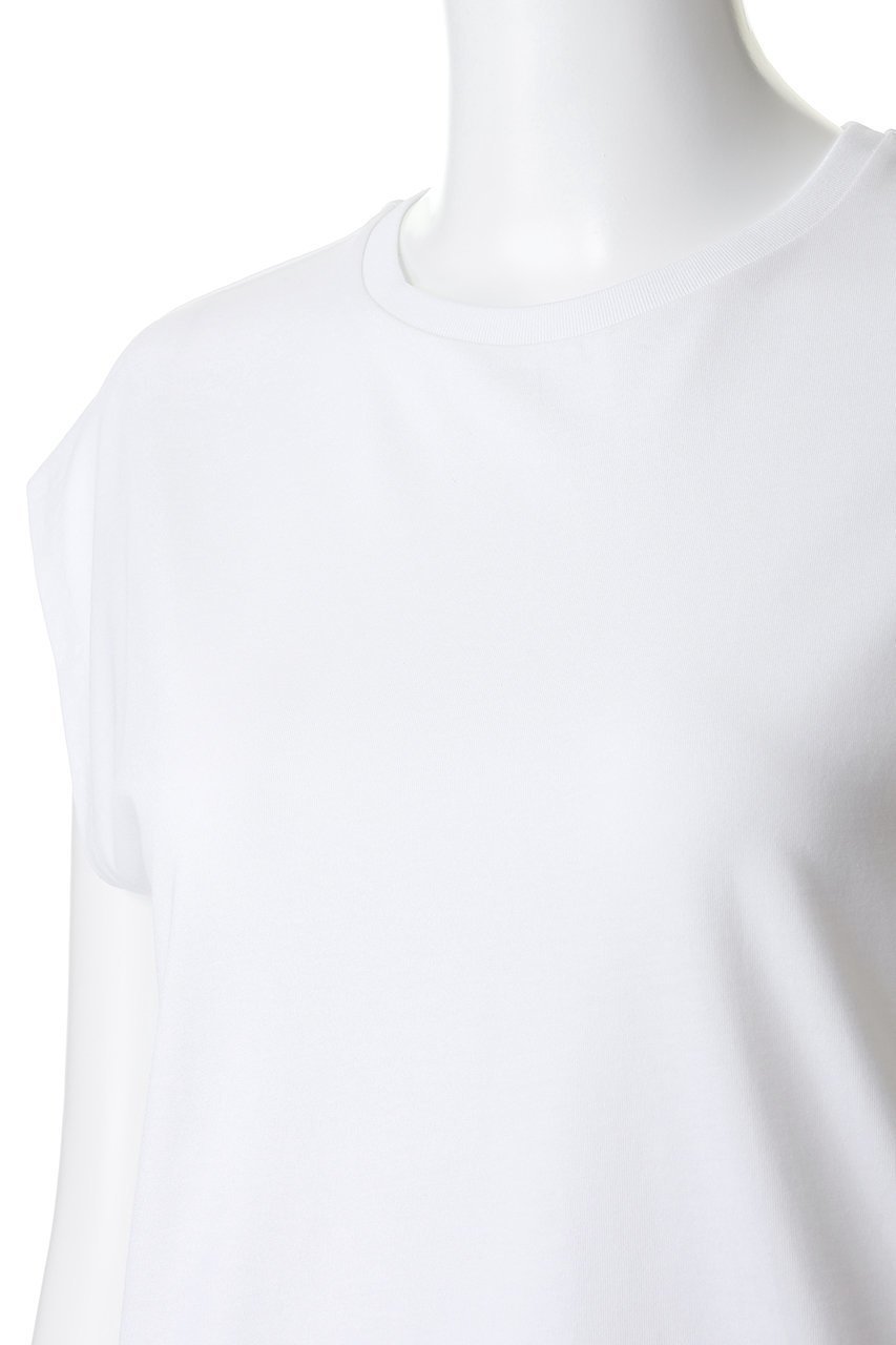 【イレーヴ/YLEVE】のORGANIC COTTON BIO ノースリーブ Tシャツ 人気、トレンドファッション・服の通販 founy(ファニー) 　ファッション　Fashion　レディースファッション　Fashion for Women　トップス・カットソー　Cut & Sew Tops　キャミソール&ノースリーブ　Camisoles & Sleeveless Tops　シャツ・ブラウス・オフィスカジュアル　Elegant Blouses & Button-Ups　ロングTシャツ・Tシャツ　Longline T-Shirts & Tees　カットソー・ベーシックTシャツ　Cut-and-Sewn Tops / Stretch Tees & Basics　ショート　Short, Short Length　スリーブ　Sleeve, Long Sleeve / Short Sleeve　ノースリーブ　Sleeveless, No-Sleeve　フレンチ　French, French Style　新作・新入荷　New Arrivals / New In　other-5|ID: prp329100004898235 ipo3291000000036643068