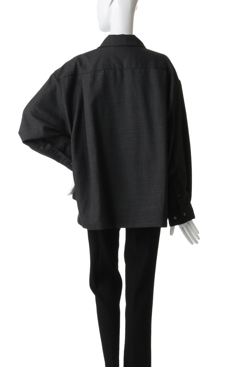 【メゾンスペシャル/MAISON SPECIAL】の【UNISEX】西川毛織 ウールZIPシャツ 人気、トレンドファッション・服の通販 founy(ファニー) 　ファッション　Fashion　レディースファッション　Fashion for Women　トップス・カットソー　Cut & Sew Tops　シャツ・ブラウス・オフィスカジュアル　Elegant Blouses & Button-Ups　ユニセックス　Unisex, Genderless　ジップ　Zip, Zipper　スリーブ　Sleeve, Long Sleeve / Short Sleeve　ロング　Long, Long-Length　エレガント 上品　Elegant　新作・新入荷　New Arrivals / New In　other-4|ID: prp329100004898243 ipo3291000000036643117