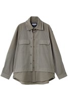 【メゾンスペシャル/MAISON SPECIAL】の【UNISEX】レイヤリングオープンカラーシャツ 人気、トレンドファッション・服の通販 founy(ファニー) ファッション Fashion レディースファッション Fashion for Women トップス・カットソー Cut & Sew Tops シャツ・ブラウス・オフィスカジュアル Elegant Blouses & Button-Ups ジュエリー Jewelry ファッションリング Fashion Rings イヤリング・フープ・ドロップタイプ Hoop, Drop & Clip Earrings ユニセックス Unisex, Genderless ストライプ Stripe, Striped Pattern ストレッチ Stretch, Stretchy Fabric スリーブ Sleeve, Long Sleeve / Short Sleeve ドッキング Docking, Mixed Material ロング Long, Long-Length 新作・新入荷 New Arrivals / New In |ID:prp329100004898244