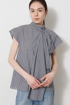 【ウィムガゼット/Whim Gazette】のシアーボウタイブラウス 人気、トレンドファッション・服の通販 founy(ファニー) ファッション Fashion レディースファッション Fashion for Women トップス・カットソー Cut & Sew Tops シャツ・ブラウス・オフィスカジュアル Elegant Blouses & Button-Ups おすすめ Recommended / Our Picks オーガンジー Organza Fabric カットソー Cut and Sewn Top ギンガム Gingham, Gingham Fabric ショート Short, Short Length スウェット / スエット Sweatshirt, Sweatwear スリーブ Sleeve, Long Sleeve / Short Sleeve チェック Check, Plaid, Tartan エレガント 上品 Elegant 夏 Summer 新作・新入荷 New Arrivals / New In 春 Spring S/S・春夏 SS, Spring/Summer, Warm Season thumbnail オフホワイト|ID: prp329100004898246 ipo3291000000036643134