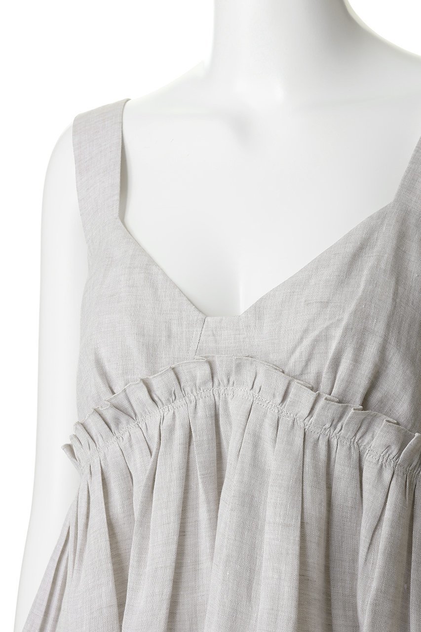 【エブール/ebure】の【4/3 0:00販売開始】ライトピュアリネン ショートキャミソール 人気、トレンドファッション・服の通販 founy(ファニー) 　ファッション　Fashion　レディースファッション　Fashion for Women　トップス・カットソー　Cut & Sew Tops　キャミソール&ノースリーブ　Camisoles & Sleeveless Tops　シャツ・ブラウス・オフィスカジュアル　Elegant Blouses & Button-Ups　おすすめ　Recommended / Our Picks　イタリア　Italy　キャミソール　Camisole, Spaghetti Strap Top　ギャザー　Gathered, Ruffled　クール　Cool, Chic　ショート　Short, Short Length　ジャケット　Jacket, Outerwear　スタイリッシュ　Stylish, Fashionable　デニム　Denim, Jeans Material　ネップ　Nepp, Slub Yarn　ノースリーブ　Sleeveless, No-Sleeve　マキシ　Maxi, Full Length　マニッシュ　Mannish, Boyish　リネン　Linen, Linen Fabric　エレガント 上品　Elegant　other-5|ID: prp329100004898255 ipo3291000000036643212