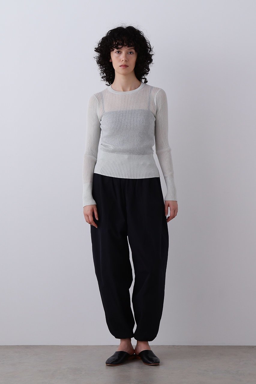 【イレーヴ/YLEVE】のCOTTON CUPRA パンツ 大人の最旬トレンドファッション＆コーディネート founy(ファウニー) 　ファッション　Fashion　レディースファッション　Fashion for Women　パンツ　Pants & Trousers　ギャザー　Gathered, Ruffled　フィット　Fit, Slim Fit　再入荷　Restock / Back in Stock　other-8|ID: prp329100004898257 ipo3291000000036932211