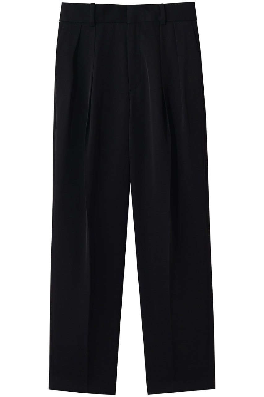 【サードマガジン/THIRD MAGAZINE】のツイルタックパンツ インテリア・キッズ・メンズ・レディースファッション・服の通販 founy(ファニー) 　ファッション　Fashion　レディースファッション　Fashion for Women　パンツ　Pants & Trousers　おすすめ　Recommended / Our Picks　シンプル　Simple, Minimal　セットアップ　Set-Up, Coordinated Outfit　センター　Center, Center Line　ツイル　Twist, Twisted Detail　エレガント 上品　Elegant　新作・新入荷　New Arrivals / New In　ブラック|ID: prp329100004898259 ipo3291000000036643234