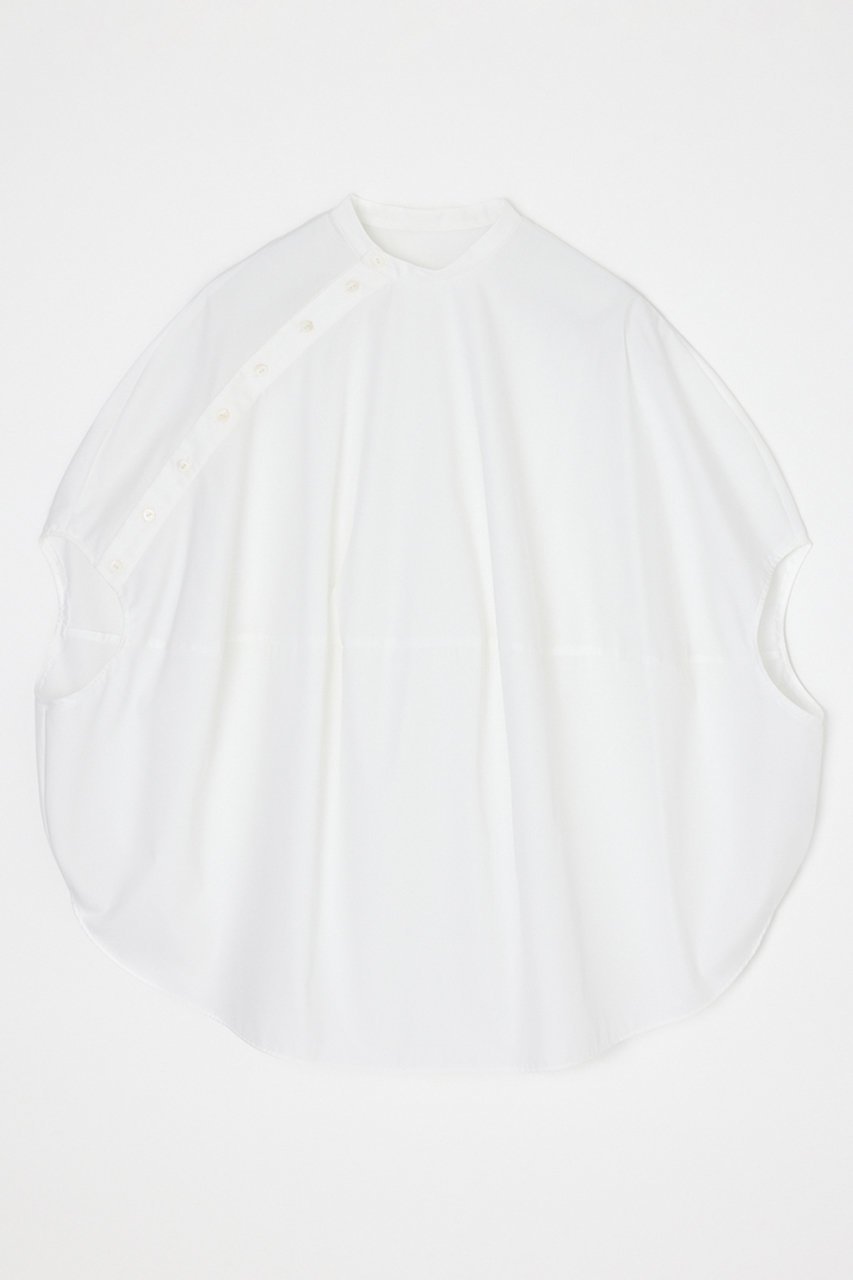 【エンフォルド/ENFOLD】の【4/1 12:00販売開始】GLOBE P.O インテリア・キッズ・メンズ・レディースファッション・服の通販 founy(ファニー) ファッション Fashion レディースファッション Fashion for Women トップス・カットソー Cut & Sew Tops シャツ・ブラウス・オフィスカジュアル Elegant Blouses & Button-Ups アシンメトリー Asymmetrical Style エレガント 上品 Elegant スリーブ Sleeve, Long Sleeve / Short Sleeve ドレープ Drape, Draping Fabric ブロード Broadcloth, Fine Cotton ロング Long, Long-Length 新作・新入荷 New Arrivals / New In ホワイト|ID: prp329100004898262 ipo3291000000036643245