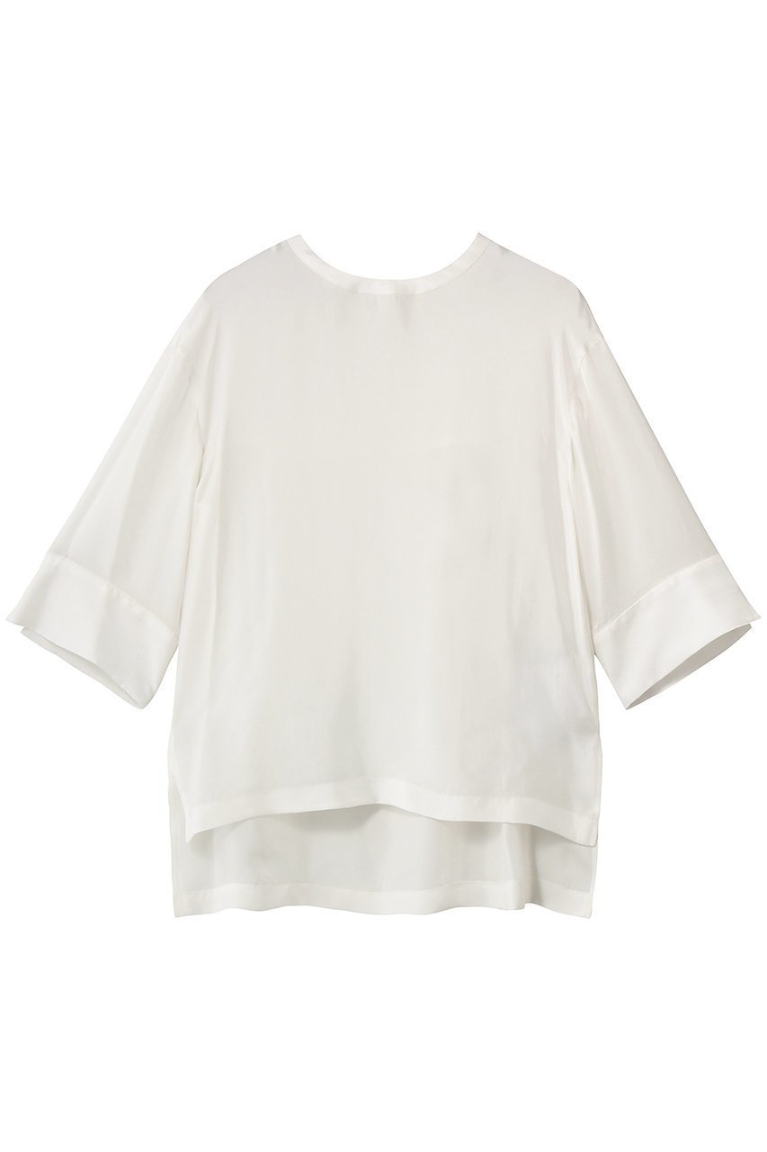 【マルティニーク/martinique】のバックファスナープルオーバー 人気、トレンドファッション・服の通販 founy(ファニー) 　ファッション　Fashion　レディースファッション　Fashion for Women　トップス・カットソー　Cut & Sew Tops　シャツ・ブラウス・オフィスカジュアル　Elegant Blouses & Button-Ups　カジュアルプルオーバー・ニットトップス　Pullovers & Knit Tops / Casual Pullovers　バッグ　Bags　なめらか　Smooth, Silky Texture　キュプラ　Cupro, Eco Fabric　シンプル　Simple, Minimal　スリット　Slit, Slit Detail　スリーブ　Sleeve, Long Sleeve / Short Sleeve　ドレープ　Drape, Draping Fabric　ロング　Long, Long-Length　エレガント 上品　Elegant　新作・新入荷　New Arrivals / New In　 other-1|ID: prp329100004898263 ipo3291000000036643251