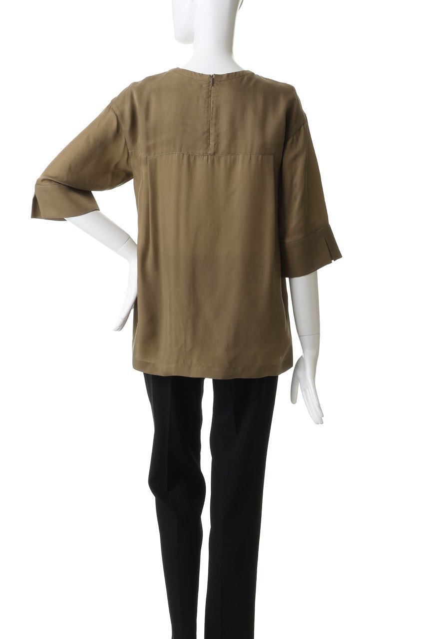 【マルティニーク/martinique】のバックファスナープルオーバー 人気、トレンドファッション・服の通販 founy(ファニー) 　ファッション　Fashion　レディースファッション　Fashion for Women　トップス・カットソー　Cut & Sew Tops　シャツ・ブラウス・オフィスカジュアル　Elegant Blouses & Button-Ups　カジュアルプルオーバー・ニットトップス　Pullovers & Knit Tops / Casual Pullovers　バッグ　Bags　なめらか　Smooth, Silky Texture　キュプラ　Cupro, Eco Fabric　シンプル　Simple, Minimal　スリット　Slit, Slit Detail　スリーブ　Sleeve, Long Sleeve / Short Sleeve　ドレープ　Drape, Draping Fabric　ロング　Long, Long-Length　エレガント 上品　Elegant　新作・新入荷　New Arrivals / New In　other-4|ID: prp329100004898263 ipo3291000000036643259