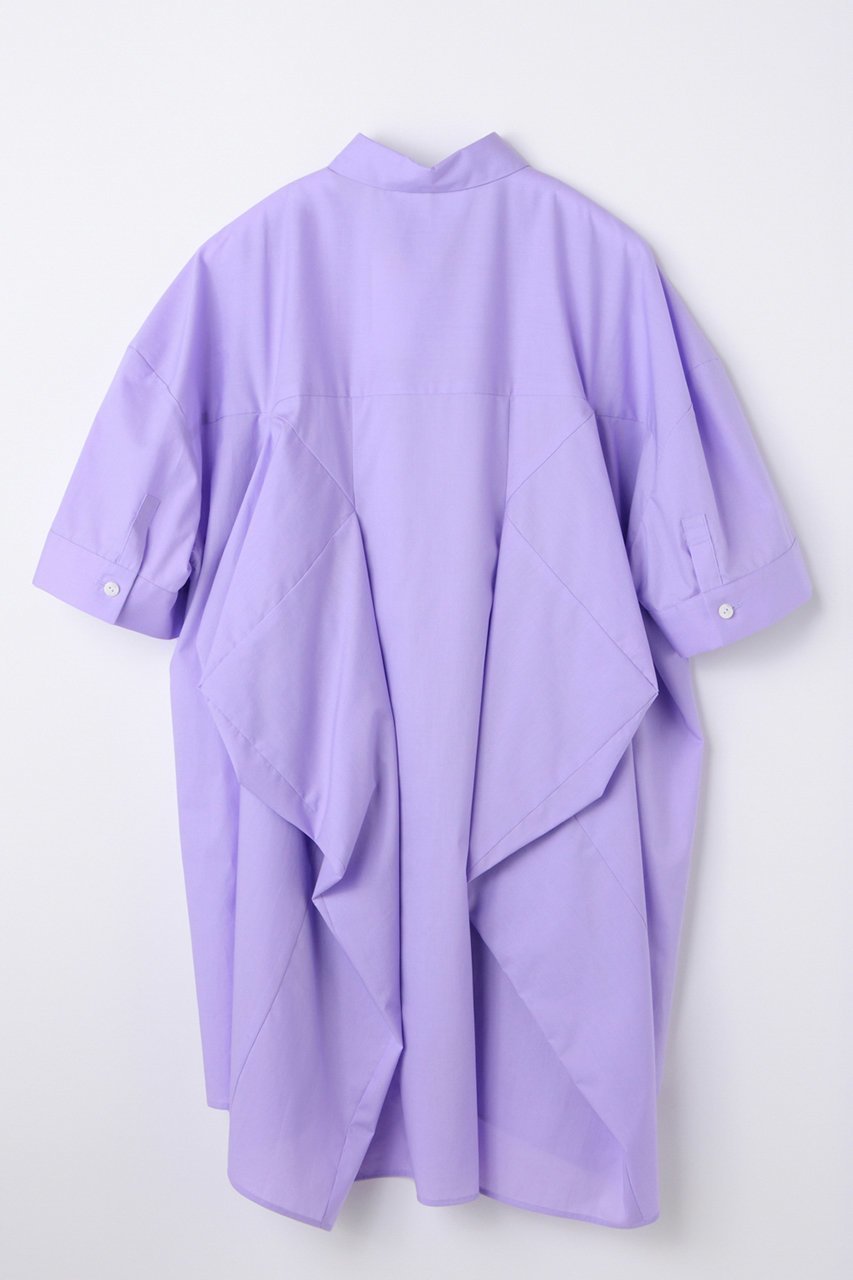 【ナゴンスタンス/nagonstans】の【4/1 10:00販売開始】back box shirt 人気、トレンドファッション・服の通販 founy(ファニー) 　ファッション　Fashion　レディースファッション　Fashion for Women　トップス・カットソー　Cut & Sew Tops　シャツ・ブラウス・オフィスカジュアル　Elegant Blouses & Button-Ups　おすすめ　Recommended / Our Picks　ショート　Short, Short Length　ストレッチ　Stretch, Stretchy Fabric　スリーブ　Sleeve, Long Sleeve / Short Sleeve　タフタ　Taffeta, Structured Fabric　ハーフ　Half, Half-Length　バランス　Balance, Style Balance　ボックス　Boxy, Box Shape　レギンス　Leggings, Stretch Pants　新作・新入荷　New Arrivals / New In　other-2|ID: prp329100004898266 ipo3291000000036643276