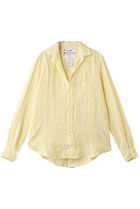【フランク&アイリーン/Frank&Eileen】のEILEEN イタリアンリネン イエローストライプ シャツ 人気、トレンドファッション・服の通販 founy(ファニー) ファッション Fashion レディースファッション Fashion for Women トップス・カットソー Cut & Sew Tops シャツ・ブラウス・オフィスカジュアル Elegant Blouses & Button-Ups イエロー Yellow ストライプ Stripe, Striped Pattern スリーブ Sleeve, Long Sleeve / Short Sleeve デコルテ Décolleté, Neckline リネン Linen, Linen Fabric ロング Long, Long-Length 夏 Summer 新作・新入荷 New Arrivals / New In 羽織 Haori, Light Jacket thumbnail ライトイエロー|ID: prp329100004898267 ipo3291000000036643278