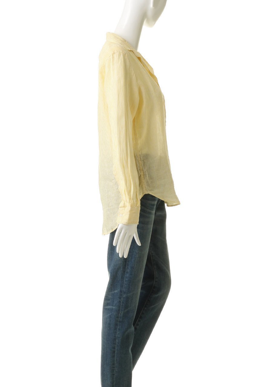 【フランク&アイリーン/Frank&Eileen】のEILEEN イタリアンリネン イエローストライプ シャツ 人気、トレンドファッション・服の通販 founy(ファニー) ファッション Fashion レディースファッション Fashion for Women トップス・カットソー Cut & Sew Tops シャツ・ブラウス・オフィスカジュアル Elegant Blouses & Button-Ups イエロー Yellow ストライプ Stripe, Striped Pattern スリーブ Sleeve, Long Sleeve / Short Sleeve デコルテ Décolleté, Neckline リネン Linen, Linen Fabric ロング Long, Long-Length 夏 Summer 新作・新入荷 New Arrivals / New In 羽織 Haori, Light Jacket other-3|ID: prp329100004898267 ipo3291000000036643280