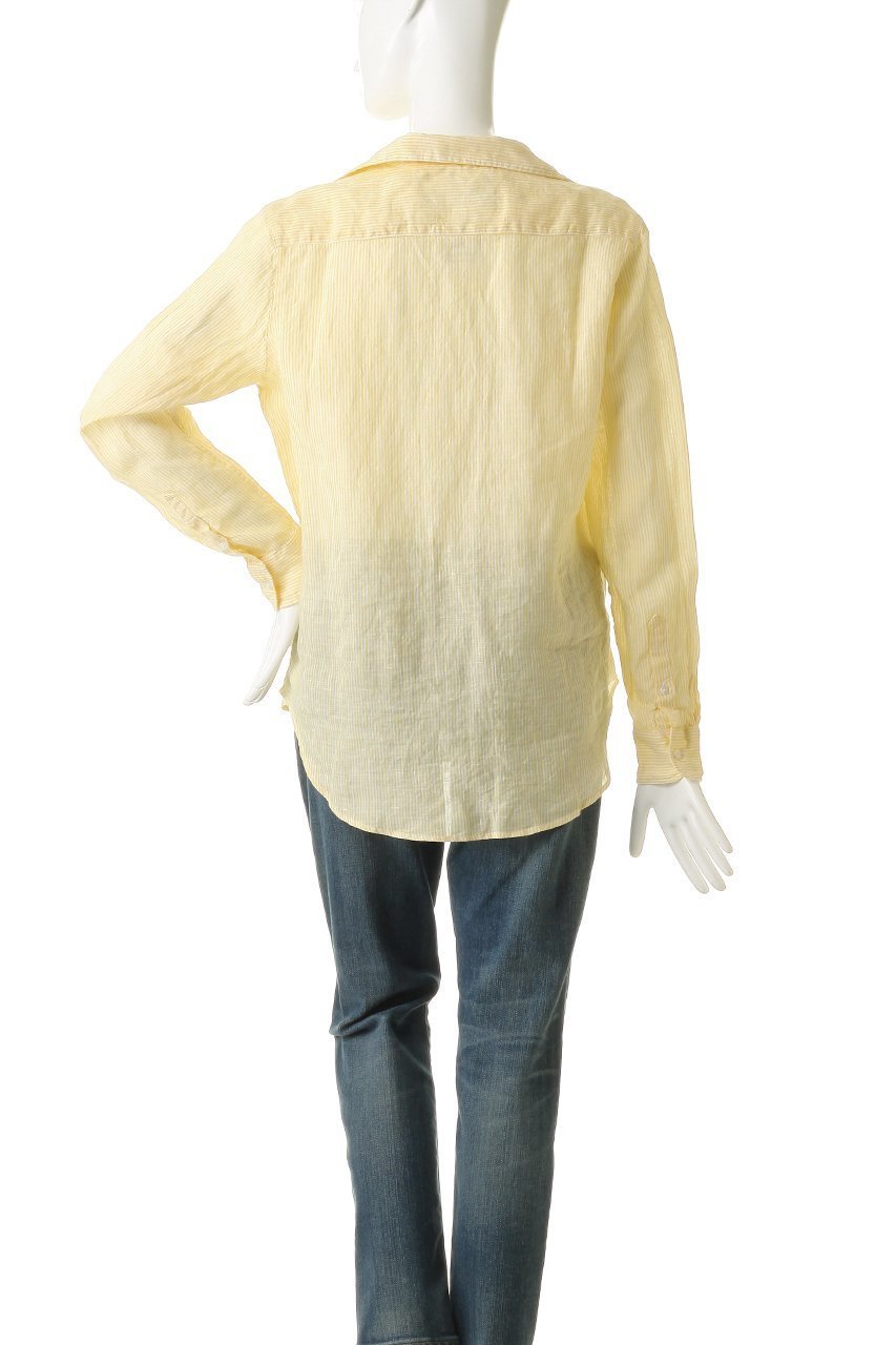 【フランク&アイリーン/Frank&Eileen】のEILEEN イタリアンリネン イエローストライプ シャツ 人気、トレンドファッション・服の通販 founy(ファニー) ファッション Fashion レディースファッション Fashion for Women トップス・カットソー Cut & Sew Tops シャツ・ブラウス・オフィスカジュアル Elegant Blouses & Button-Ups イエロー Yellow ストライプ Stripe, Striped Pattern スリーブ Sleeve, Long Sleeve / Short Sleeve デコルテ Décolleté, Neckline リネン Linen, Linen Fabric ロング Long, Long-Length 夏 Summer 新作・新入荷 New Arrivals / New In 羽織 Haori, Light Jacket other-4|ID: prp329100004898267 ipo3291000000036643281