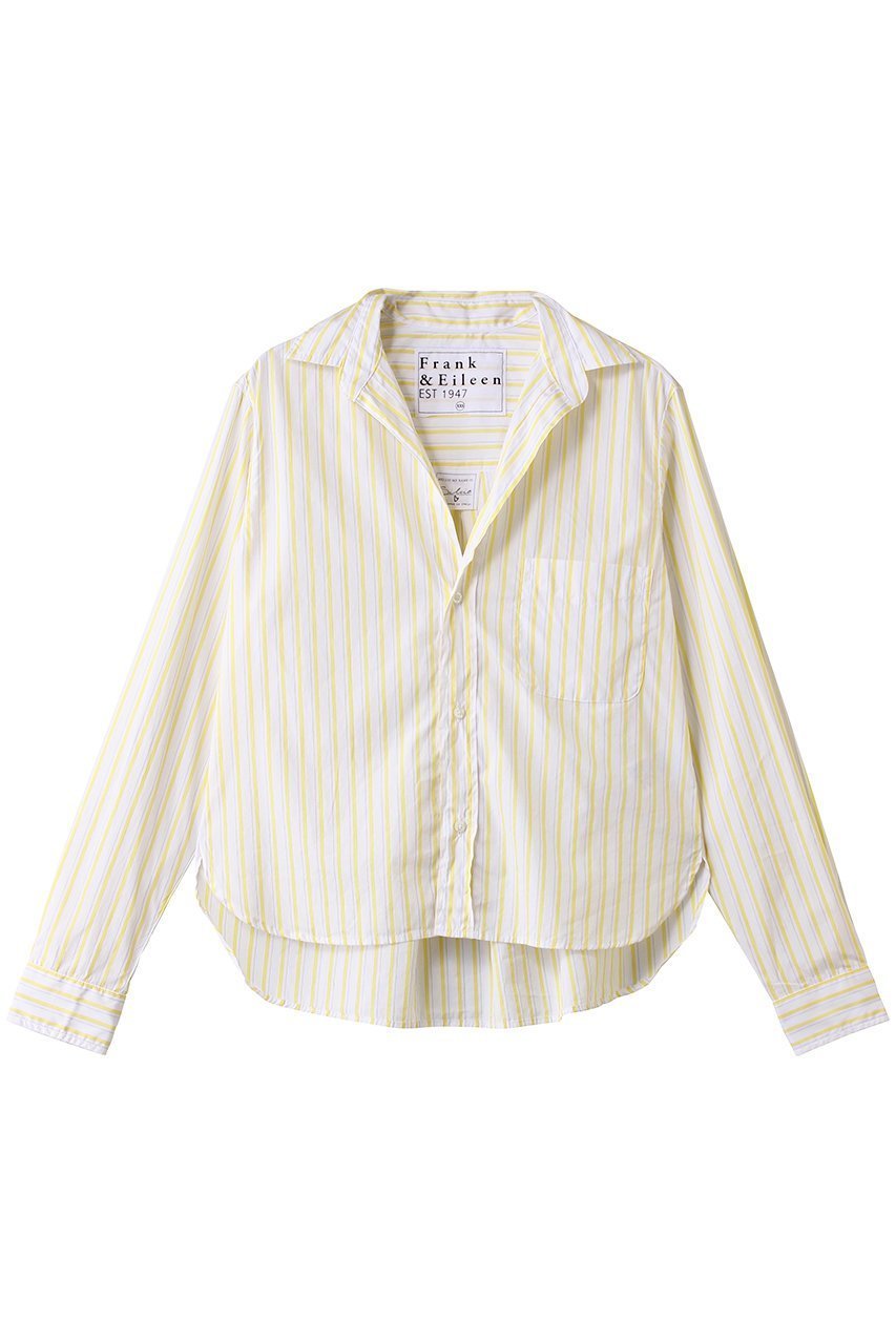 【フランク&アイリーン/Frank&Eileen】のSILVIO イタリアンコットン イエローマルチストライプ シャツ 人気、トレンドファッション・服の通販 founy(ファニー) 　ファッション　Fashion　レディースファッション　Fashion for Women　トップス・カットソー　Cut & Sew Tops　シャツ・ブラウス・オフィスカジュアル　Elegant Blouses & Button-Ups　スリーブ　Sleeve, Long Sleeve / Short Sleeve　ロング　Long, Long-Length　エレガント 上品　Elegant　新作・新入荷　New Arrivals / New In　春　Spring　 other-1|ID: prp329100004898268 ipo3291000000036643286