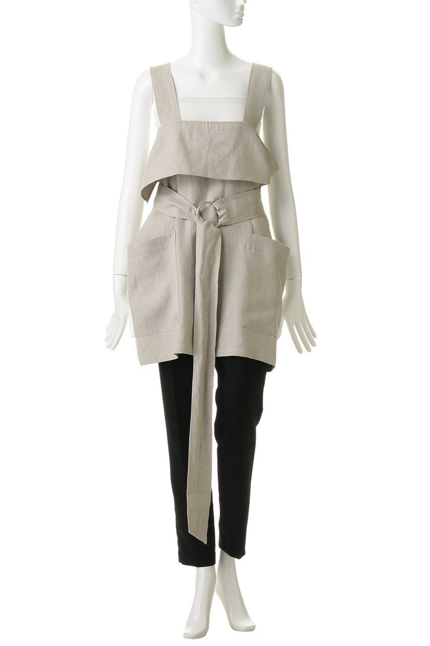 【プレインピープル/PLAIN PEOPLE】の高密度ツイルジャパンリネンエプロンプルオーバー 人気、トレンドファッション・服の通販 founy(ファニー) 　ファッション　Fashion　レディースファッション　Fashion for Women　トップス・カットソー　Cut & Sew Tops　シャツ・ブラウス・オフィスカジュアル　Elegant Blouses & Button-Ups　カジュアルプルオーバー・ニットトップス　Pullovers & Knit Tops / Casual Pullovers　おすすめ　Recommended / Our Picks　スリーブ　Sleeve, Long Sleeve / Short Sleeve　セットアップ　Set-Up, Coordinated Outfit　リネン　Linen, Linen Fabric　ロング　Long, Long-Length　新作・新入荷　New Arrivals / New In　other-2|ID: prp329100004898270 ipo3291000000036643299