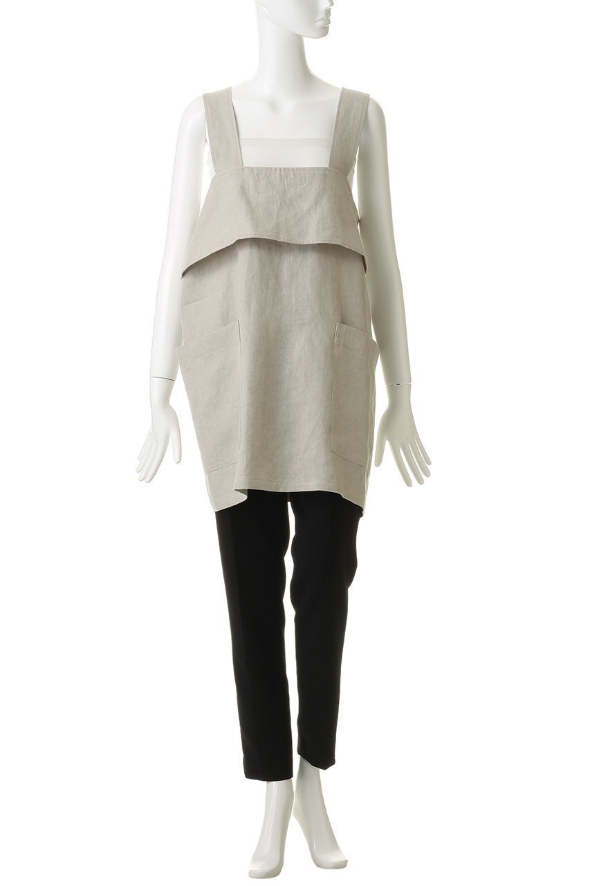 【プレインピープル/PLAIN PEOPLE】の高密度ツイルジャパンリネンエプロンプルオーバー 人気、トレンドファッション・服の通販 founy(ファニー) 　ファッション　Fashion　レディースファッション　Fashion for Women　トップス・カットソー　Cut & Sew Tops　シャツ・ブラウス・オフィスカジュアル　Elegant Blouses & Button-Ups　カジュアルプルオーバー・ニットトップス　Pullovers & Knit Tops / Casual Pullovers　おすすめ　Recommended / Our Picks　スリーブ　Sleeve, Long Sleeve / Short Sleeve　セットアップ　Set-Up, Coordinated Outfit　リネン　Linen, Linen Fabric　ロング　Long, Long-Length　新作・新入荷　New Arrivals / New In　other-7|ID: prp329100004898270 ipo3291000000036643304