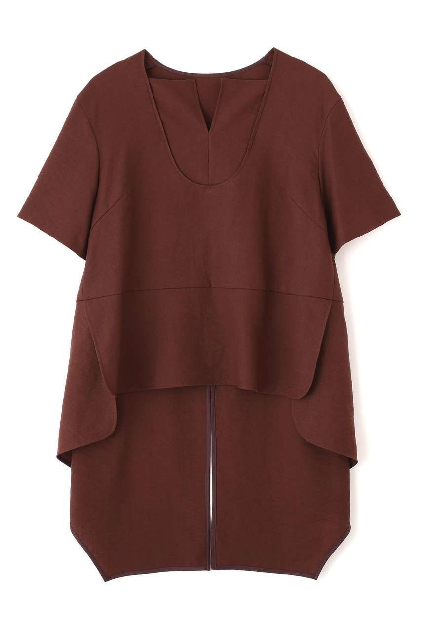 【アドーア/ADORE】のナチュラルツイルブラウス インテリア・キッズ・メンズ・レディースファッション・服の通販 founy(ファニー) 　ファッション　Fashion　レディースファッション　Fashion for Women　トップス・カットソー　Cut & Sew Tops　シャツ・ブラウス・オフィスカジュアル　Elegant Blouses & Button-Ups　おすすめ　Recommended / Our Picks　ショート　Short, Short Length　スリーブ　Sleeve, Long Sleeve / Short Sleeve　新作・新入荷　New Arrivals / New In　ブラウン|ID: prp329100004898273 ipo3291000000036643318