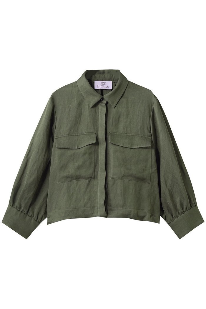 【ジュン オカモト/JUN OKAMOTO】のレーヨンリネンツイル ショートブルゾン インテリア・キッズ・メンズ・レディースファッション・服の通販 founy(ファニー) https://founy.com/ ファッション Fashion レディースファッション Fashion for Women アウター Coat / Outerwear Collection レディースジャケット・軽アウター Jackets ブルゾンジャケット・スポーティアウター Blouson Jackets おすすめ Recommended / Our Picks コンパクト Compact, Small Size ショート Short, Short Length シルバー Silver, Metallic Silver ジャケット Jacket, Outerwear セットアップ Set-Up, Coordinated Outfit ツイル Twist, Twisted Detail ドローコード Drawcord, Drawstring Cord バランス Balance, Style Balance フロント Front, Front Design ブルゾン Blouson, Bomber Jacket リネン Linen, Linen Fabric エレガント 上品 Elegant |ID: prp329100004898275 ipo3291000000036643325