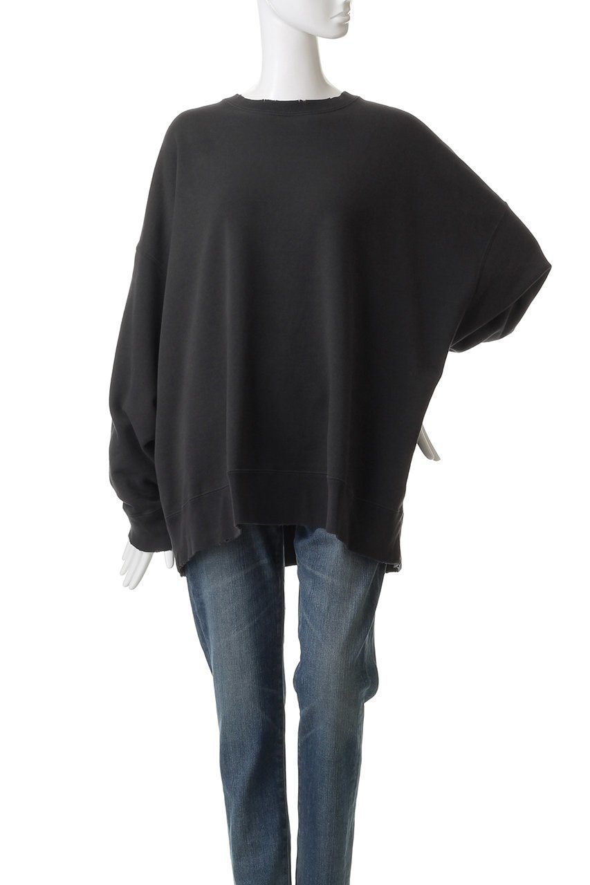 【ウィムガゼット/Whim Gazette】の【GEMINI】オーバーバックプリントスウェット 人気、トレンドファッション・服の通販 founy(ファニー) 　ファッション　Fashion　レディースファッション　Fashion for Women　トップス・カットソー　Cut & Sew Tops　シャツ・ブラウス・オフィスカジュアル　Elegant Blouses & Button-Ups　レディースパーカー・カジュアルフーディー　Casual Hoodies & Sweatshirts　ロングTシャツ・Tシャツ　Longline T-Shirts & Tees　スウェット・クルーネックトップス　Sweatshirts & Crewnecks / Relaxed Fit Sweat Tops　カットソー・ベーシックTシャツ　Cut-and-Sewn Tops / Stretch Tees & Basics　シンプル　Simple, Minimal　スリーブ　Sleeve, Long Sleeve / Short Sleeve　ダメージ　Distressed, Destroyed　プリント　Print, Printed Pattern　ロング　Long, Long-Length　A/W・秋冬　Autumn/Winter　other-2|ID: prp329100004898772 ipo3291000000036649485