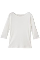 【アルアバイル/allureville】のテレコ3/4SLボートネックプルオーバー 人気、トレンドファッション・服の通販 founy(ファニー) ファッション Fashion レディースファッション Fashion for Women トップス・カットソー Cut & Sew Tops シャツ・ブラウス・オフィスカジュアル Elegant Blouses & Button-Ups ロングTシャツ・Tシャツ Longline T-Shirts & Tees カジュアルプルオーバー・ニットトップス Pullovers & Knit Tops / Casual Pullovers カットソー・ベーシックTシャツ Cut-and-Sewn Tops / Stretch Tees & Basics おすすめ Recommended / Our Picks インナー Innerwear シンプル Simple, Minimal スリーブ Sleeve, Long Sleeve / Short Sleeve テレコ Ribbed, Rib Stitch ロング Long, Long-Length thumbnail オフホワイト|ID: prp329100004898786 ipo3291000000036649656