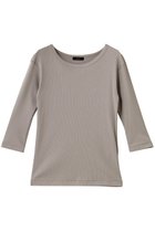 【アルアバイル/allureville】のテレコ3/4SLボートネックプルオーバー 人気、トレンドファッション・服の通販 founy(ファニー) ファッション Fashion レディースファッション Fashion for Women トップス・カットソー Cut & Sew Tops シャツ・ブラウス・オフィスカジュアル Elegant Blouses & Button-Ups ロングTシャツ・Tシャツ Longline T-Shirts & Tees カジュアルプルオーバー・ニットトップス Pullovers & Knit Tops / Casual Pullovers カットソー・ベーシックTシャツ Cut-and-Sewn Tops / Stretch Tees & Basics おすすめ Recommended / Our Picks インナー Innerwear シンプル Simple, Minimal スリーブ Sleeve, Long Sleeve / Short Sleeve テレコ Ribbed, Rib Stitch ロング Long, Long-Length thumbnail グレージュ|ID: prp329100004898786 ipo3291000000036649657