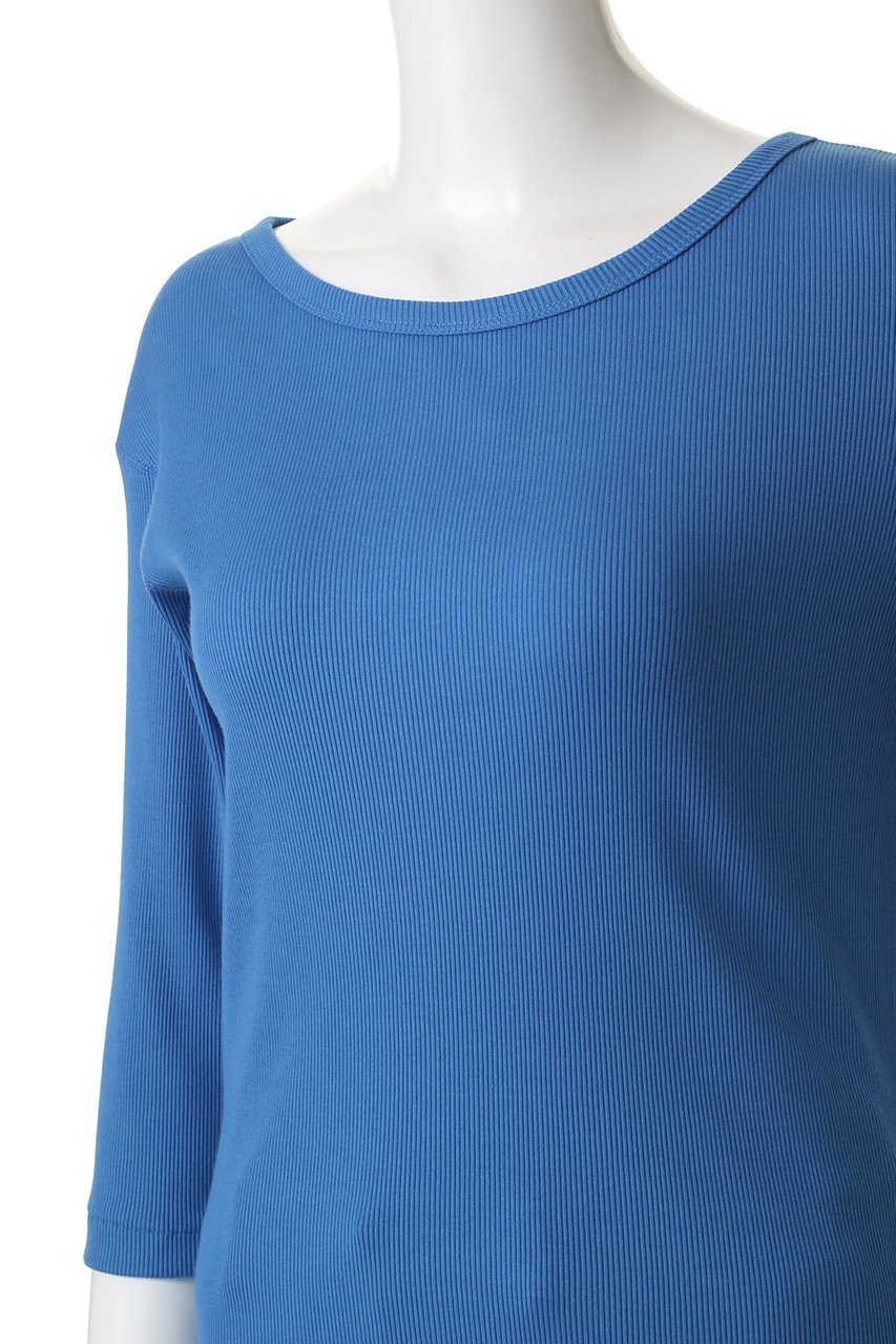 【アルアバイル/allureville】のテレコ3/4SLボートネックプルオーバー 人気、トレンドファッション・服の通販 founy(ファニー) 　ファッション　Fashion　レディースファッション　Fashion for Women　トップス・カットソー　Cut & Sew Tops　シャツ・ブラウス・オフィスカジュアル　Elegant Blouses & Button-Ups　ロングTシャツ・Tシャツ　Longline T-Shirts & Tees　カジュアルプルオーバー・ニットトップス　Pullovers & Knit Tops / Casual Pullovers　カットソー・ベーシックTシャツ　Cut-and-Sewn Tops / Stretch Tees & Basics　おすすめ　Recommended / Our Picks　インナー　Innerwear　シンプル　Simple, Minimal　スリーブ　Sleeve, Long Sleeve / Short Sleeve　テレコ　Ribbed, Rib Stitch　ロング　Long, Long-Length　other-5|ID: prp329100004898786 ipo3291000000036649663