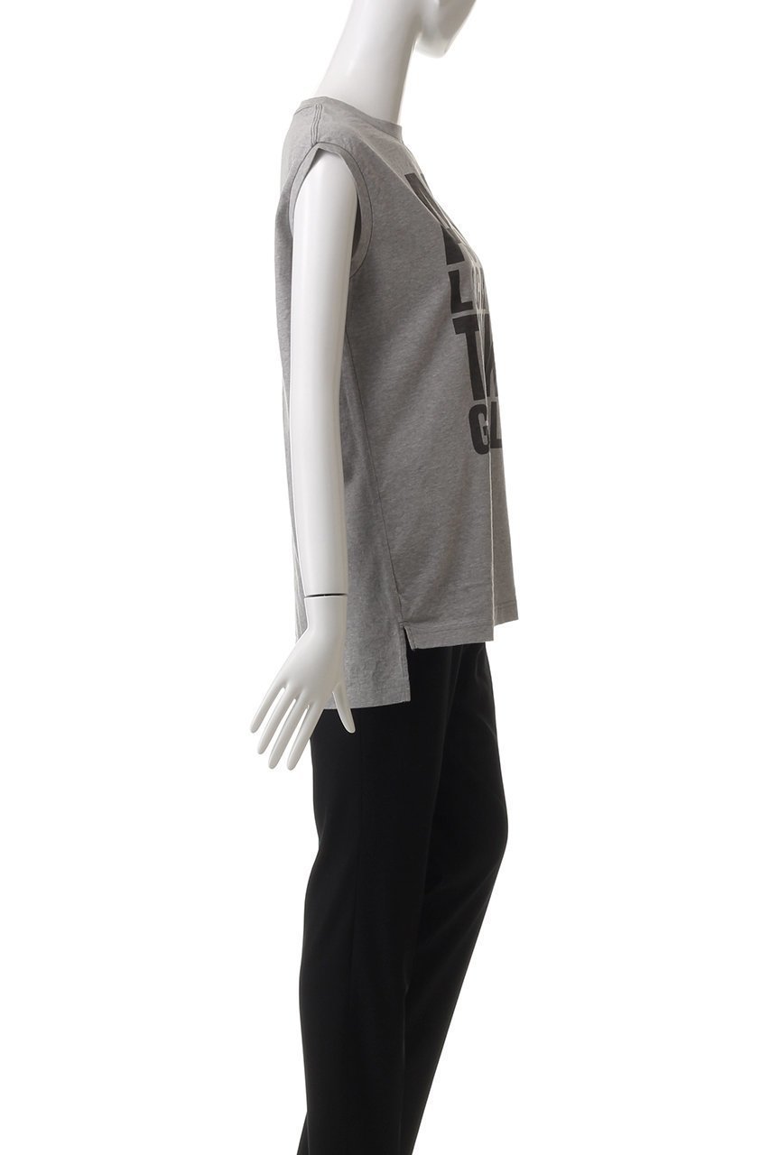 【サードマガジン/THIRD MAGAZINE】の【KATHARINE HAMNETT x THIRD MAGAZINE】限定ノースリーブTシャツ 人気、トレンドファッション・服の通販 founy(ファニー) 　ファッション　Fashion　レディースファッション　Fashion for Women　トップス・カットソー　Cut & Sew Tops　キャミソール&ノースリーブ　Camisoles & Sleeveless Tops　シャツ・ブラウス・オフィスカジュアル　Elegant Blouses & Button-Ups　ロングTシャツ・Tシャツ　Longline T-Shirts & Tees　カットソー・ベーシックTシャツ　Cut-and-Sewn Tops / Stretch Tees & Basics　コラボ　Collaboration, Collab　ショート　Short, Short Length　スリーブ　Sleeve, Long Sleeve / Short Sleeve　ノースリーブ　Sleeveless, No-Sleeve　バランス　Balance, Style Balance　ビンテージ　Vintage, Retro Style　プリント　Print, Printed Pattern　other-3|ID: prp329100004898789 ipo3291000000036649687