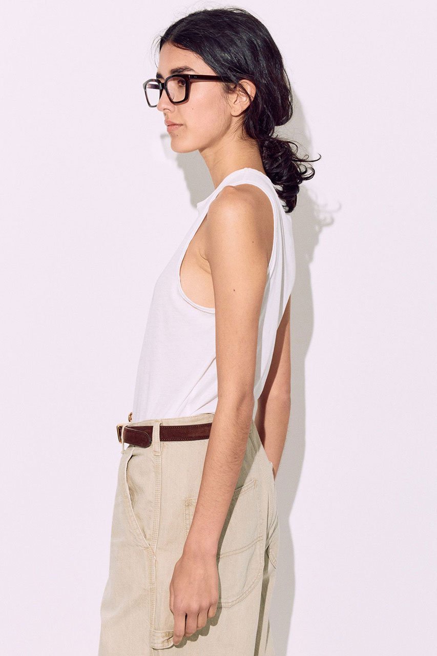 【ブリル/BRILL】のハイツイストアメスリノースリーブTシャツ 人気、トレンドファッション・服の通販 founy(ファニー) ファッション Fashion レディースファッション Fashion for Women トップス・カットソー Cut & Sew Tops キャミソール&ノースリーブ Camisoles & Sleeveless Tops シャツ・ブラウス・オフィスカジュアル Elegant Blouses & Button-Ups ロングTシャツ・Tシャツ Longline T-Shirts & Tees カットソー・ベーシックTシャツ Cut-and-Sewn Tops / Stretch Tees & Basics アメリカン American Style インナー Innerwear カリフォルニア California, Cali Style キャミソール Camisole, Spaghetti Strap Top スリーブ Sleeve, Long Sleeve / Short Sleeve タンク Tank Top, Sleeveless Top other-2|ID: prp329100004898804 ipo3291000000036649800