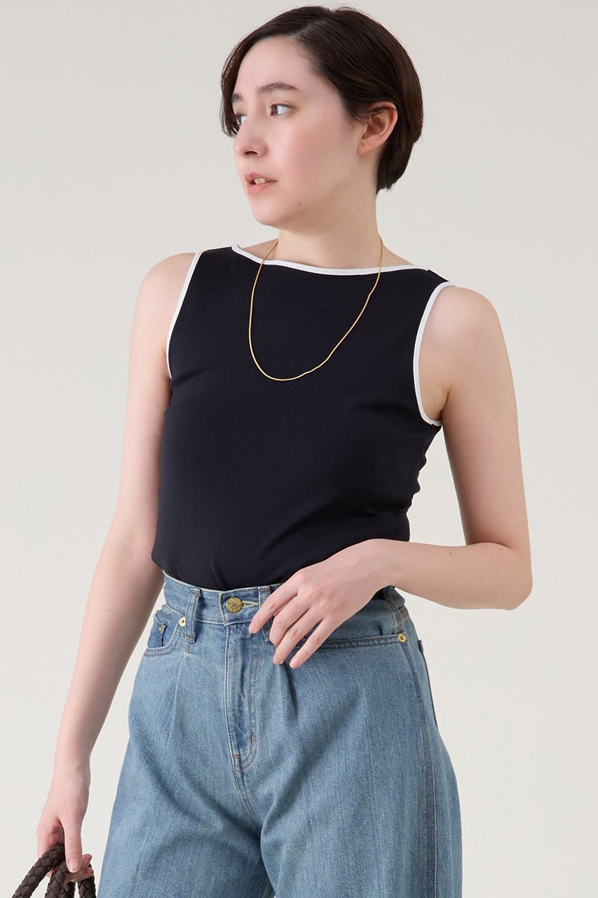 【マルティニーク/martinique】のコットンフライスノースリーブ インテリア・キッズ・メンズ・レディースファッション・服の通販 founy(ファニー) ファッション Fashion レディースファッション Fashion for Women トップス・カットソー Cut & Sew Tops キャミソール&ノースリーブ Camisoles & Sleeveless Tops シャツ・ブラウス・オフィスカジュアル Elegant Blouses & Button-Ups ロングTシャツ・Tシャツ Longline T-Shirts & Tees カットソー・ベーシックTシャツ Cut-and-Sewn Tops / Stretch Tees & Basics インナー Innerwear キャミソール Camisole, Spaghetti Strap Top ストレッチ Stretch, Stretchy Fabric タンク Tank Top, Sleeveless Top トレンド Trend, Trending Now 定番 Standard, Basic Item フィット Fit, Slim Fit ボトム Bottoms, Lower Wear モノトーン Monotone, Black and White おすすめ Recommended / Our Picks 日本製 Made In Japan ブラック|ID: prp329100004898812 ipo3291000000036649861