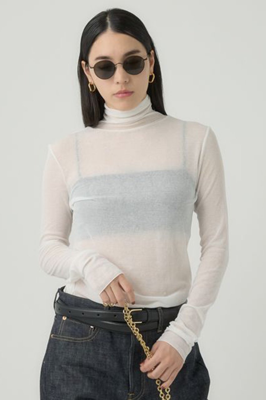 【カオス/Chaos】のパティ-タートル インテリア・キッズ・メンズ・レディースファッション・服の通販 founy(ファニー) 　ファッション　Fashion　レディースファッション　Fashion for Women　トップス・カットソー　Cut & Sew Tops　シャツ・ブラウス・オフィスカジュアル　Elegant Blouses & Button-Ups　ロングTシャツ・Tシャツ　Longline T-Shirts & Tees　カットソー・ベーシックTシャツ　Cut-and-Sewn Tops / Stretch Tees & Basics　おすすめ　Recommended / Our Picks　カットソー　Cut and Sewn Top　シアー　Sheer, See-Through　スリーブ　Sleeve, Long Sleeve / Short Sleeve　タートル　Turtleneck, Turtle Collar　タートルネック　Turtleneck, High Neck　ロング　Long, Long-Length　冬　Winter / This Winter　定番　Standard, Basic Item　秋　Autumn　ホワイト|ID: prp329100004898822 ipo3291000000036649927