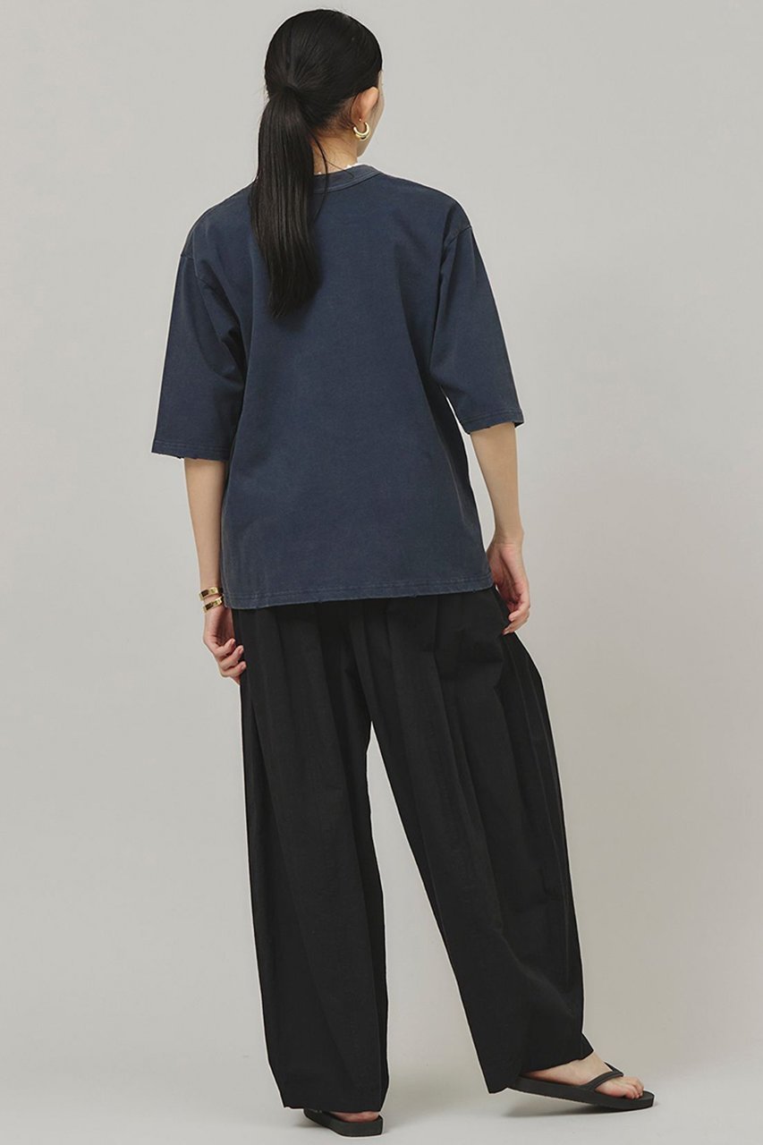 【カレンソロジー/Curensology】の【UNIVERSAL OVERALL】別注ショートスリーブTシャツ 人気、トレンドファッション・服の通販 founy(ファニー) 　ファッション　Fashion　レディースファッション　Fashion for Women　トップス・カットソー　Cut & Sew Tops　シャツ・ブラウス・オフィスカジュアル　Elegant Blouses & Button-Ups　ロングTシャツ・Tシャツ　Longline T-Shirts & Tees　カットソー・ベーシックTシャツ　Cut-and-Sewn Tops / Stretch Tees & Basics　クラッシュ　Distressed, Crashed Style　ショート　Short, Short Length　スペシャル　Special, Limited Edition　スリーブ　Sleeve, Long Sleeve / Short Sleeve　バランス　Balance, Style Balance　別注　Limited Edition, Custom Order　other-7|ID: prp329100004898825 ipo3291000000036649968