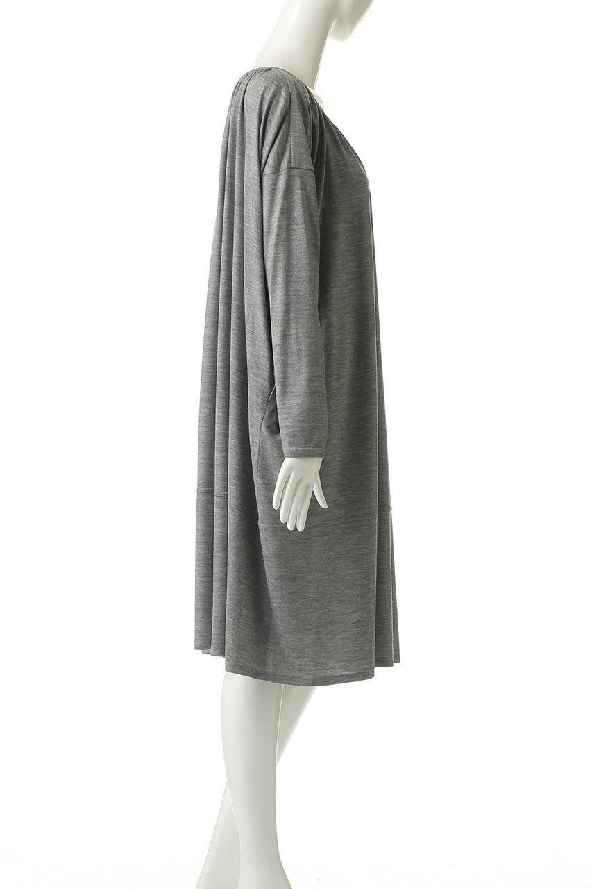 【プレインピープル/PLAIN PEOPLE】のウォッシャブルウールギャザーワンピース 人気、トレンドファッション・服の通販 founy(ファニー) 　ファッション　Fashion　レディースファッション　Fashion for Women　ワンピース　Dresses　チュニック　Tunic Tops & Dresses　ギャザー　Gathered, Ruffled　スニーカー　Sneakers, Trainers　チュニック　Tunic, Long Top　ミックス　Mix, Mixed Style　リラックス　Relax, Relaxed Fit　other-3|ID: prp329100004898832 ipo3291000000036650053