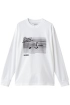 【スリー ドッツ/three dots】の【UNISEX】 アニバーサリー ロングスリーブT 人気、トレンドファッション・服の通販 founy(ファニー) ファッション Fashion レディースファッション Fashion for Women トップス・カットソー Cut & Sew Tops シャツ・ブラウス・オフィスカジュアル Elegant Blouses & Button-Ups ロングTシャツ・Tシャツ Longline T-Shirts & Tees カットソー・ベーシックTシャツ Cut-and-Sewn Tops / Stretch Tees & Basics ユニセックス Unisex, Genderless スリーブ Sleeve, Long Sleeve / Short Sleeve フロント Front, Front Design プリント Print, Printed Pattern ベーシック Basic, Essential モノトーン Monotone, Black and White ロング Long, Long-Length ヴィンテージ Vintage Style thumbnail W.DOG WALKING|ID: prp329100004898841 ipo3291000000036650121