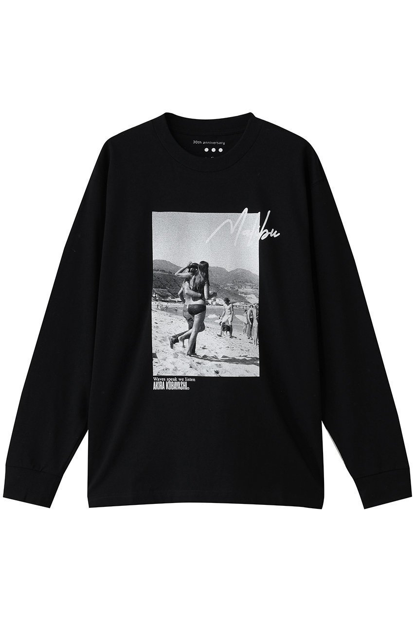 【スリー ドッツ/three dots】の【UNISEX】 アニバーサリー ロングスリーブT インテリア・キッズ・メンズ・レディースファッション・服の通販 founy(ファニー) 　ファッション　Fashion　レディースファッション　Fashion for Women　トップス・カットソー　Cut & Sew Tops　シャツ・ブラウス・オフィスカジュアル　Elegant Blouses & Button-Ups　ロングTシャツ・Tシャツ　Longline T-Shirts & Tees　カットソー・ベーシックTシャツ　Cut-and-Sewn Tops / Stretch Tees & Basics　ユニセックス　Unisex, Genderless　スリーブ　Sleeve, Long Sleeve / Short Sleeve　フロント　Front, Front Design　プリント　Print, Printed Pattern　ベーシック　Basic, Essential　モノトーン　Monotone, Black and White　ロング　Long, Long-Length　ヴィンテージ　Vintage Style　B.WAVES SPEAK|ID: prp329100004898841 ipo3291000000036650122