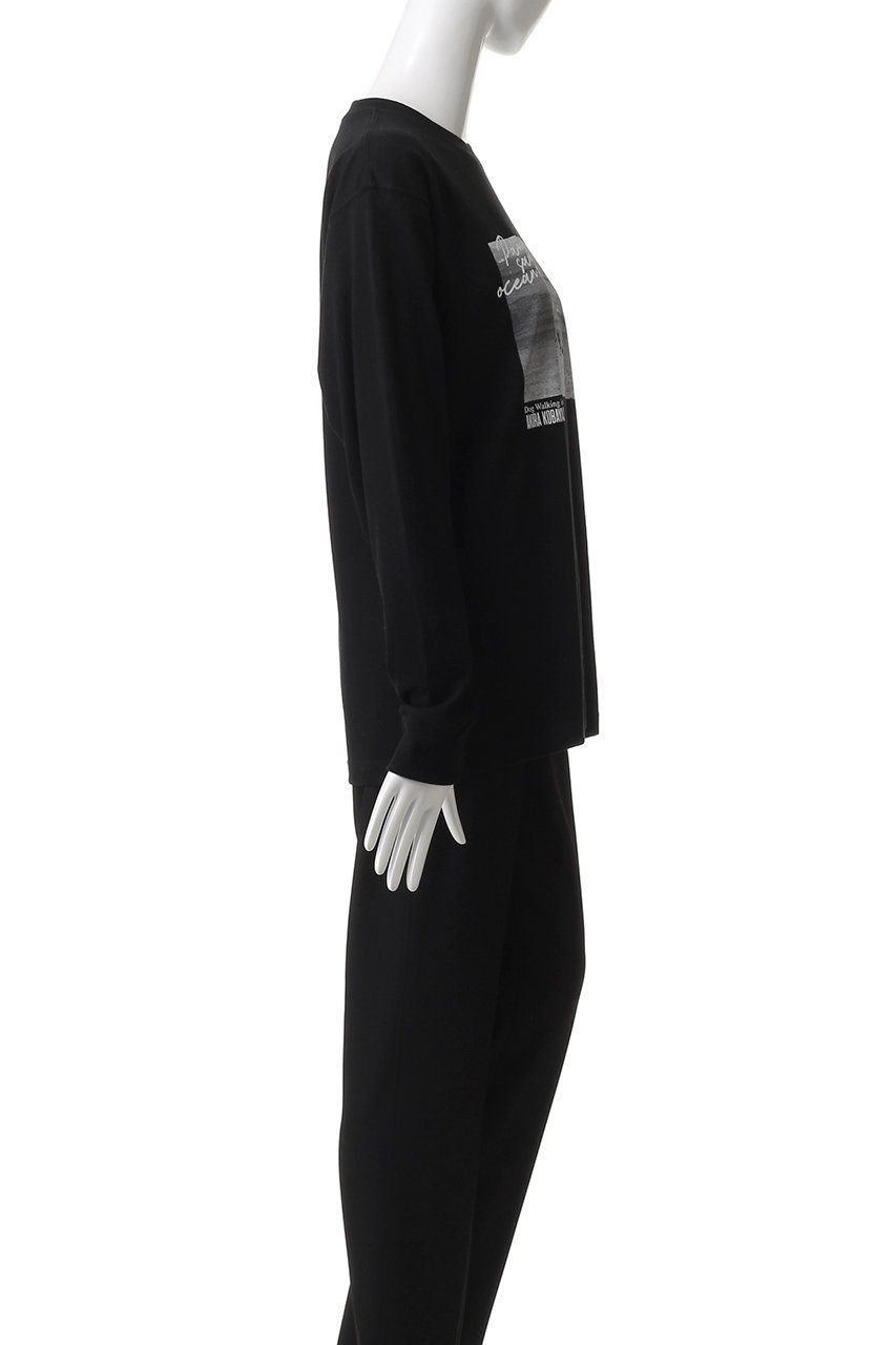 【スリー ドッツ/three dots】の【UNISEX】 アニバーサリー ロングスリーブT 人気、トレンドファッション・服の通販 founy(ファニー) 　ファッション　Fashion　レディースファッション　Fashion for Women　トップス・カットソー　Cut & Sew Tops　シャツ・ブラウス・オフィスカジュアル　Elegant Blouses & Button-Ups　ロングTシャツ・Tシャツ　Longline T-Shirts & Tees　カットソー・ベーシックTシャツ　Cut-and-Sewn Tops / Stretch Tees & Basics　ユニセックス　Unisex, Genderless　スリーブ　Sleeve, Long Sleeve / Short Sleeve　フロント　Front, Front Design　プリント　Print, Printed Pattern　ベーシック　Basic, Essential　モノトーン　Monotone, Black and White　ロング　Long, Long-Length　ヴィンテージ　Vintage Style　other-3|ID: prp329100004898841 ipo3291000000036650127