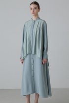 【アドーア/ADORE】のパウダリードライサテンワンピース 人気、トレンドファッション・服の通販 founy(ファニー) ファッション Fashion レディースファッション Fashion for Women ワンピース Dresses チュニック Tunic Tops & Dresses サテン Satin, Glossy Fabric シアー Sheer, See-Through チュニック Tunic, Long Top ドレープ Drape, Draping Fabric パウダー Powder, Soft Tone ロング Long, Long-Length thumbnail ライトグリーン|ID: prp329100004898855 ipo3291000000036650263