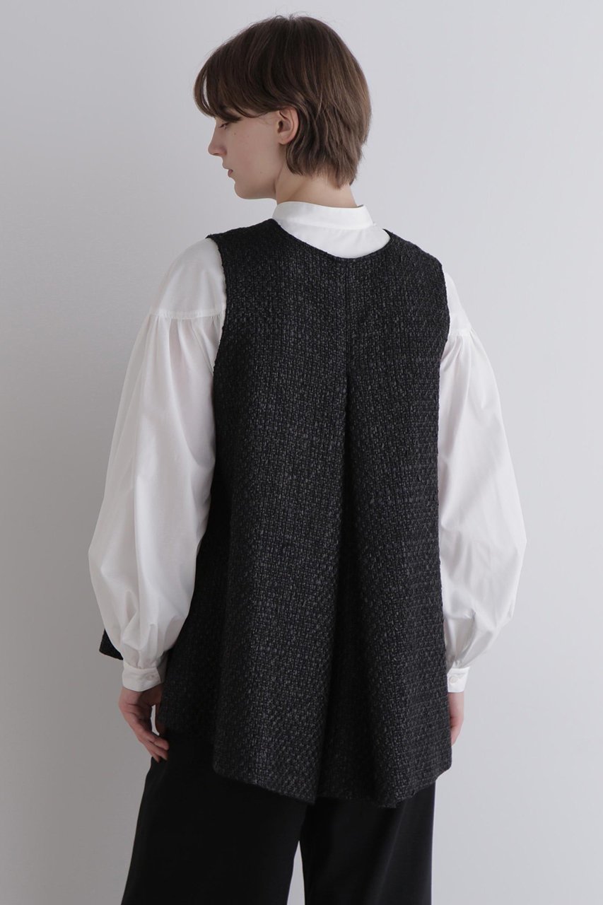 【ル フィル/LE PHIL】のLINTONツイード 人気、トレンドファッション・服の通販 founy(ファニー) 　ファッション　Fashion　レディースファッション　Fashion for Women　アウター　Coat / Outerwear Collection　レディースジャケット・軽アウター　Jackets　インナー　Innerwear　エレガント 上品　Elegant　ジャケット　Jacket, Outerwear　スタンダード　Standard, Basic　ツイード　Twill, Twill Weave　ノースリーブ　Sleeveless, No-Sleeve　フレア　Flare, Flared　ベスト　Vest, Waistcoat　ロング　Long, Long-Length　other-5|ID: prp329100004898859 ipo3291000000036650319