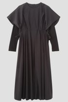 【ル フィル/LE PHIL】のSOLOTEXブロードケープワンピース 人気、トレンドファッション・服の通販 founy(ファニー) ファッション Fashion レディースファッション Fashion for Women ワンピース Dresses チュニック Tunic Tops & Dresses チュニック Tunic, Long Top ドローストリング Drawstring, Pull Cord ビッグ Big, Oversized ブロード Broadcloth, Fine Cotton ロング Long, Long-Length エレガント 上品 Elegant thumbnail ブラック|ID: prp329100004898861 ipo3291000000036650385