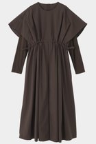 【ル フィル/LE PHIL】のSOLOTEXブロードケープワンピース 人気、トレンドファッション・服の通販 founy(ファニー) ファッション Fashion レディースファッション Fashion for Women ワンピース Dresses チュニック Tunic Tops & Dresses チュニック Tunic, Long Top ドローストリング Drawstring, Pull Cord ビッグ Big, Oversized ブロード Broadcloth, Fine Cotton ロング Long, Long-Length エレガント 上品 Elegant thumbnail ブラウン|ID: prp329100004898861 ipo3291000000036650386