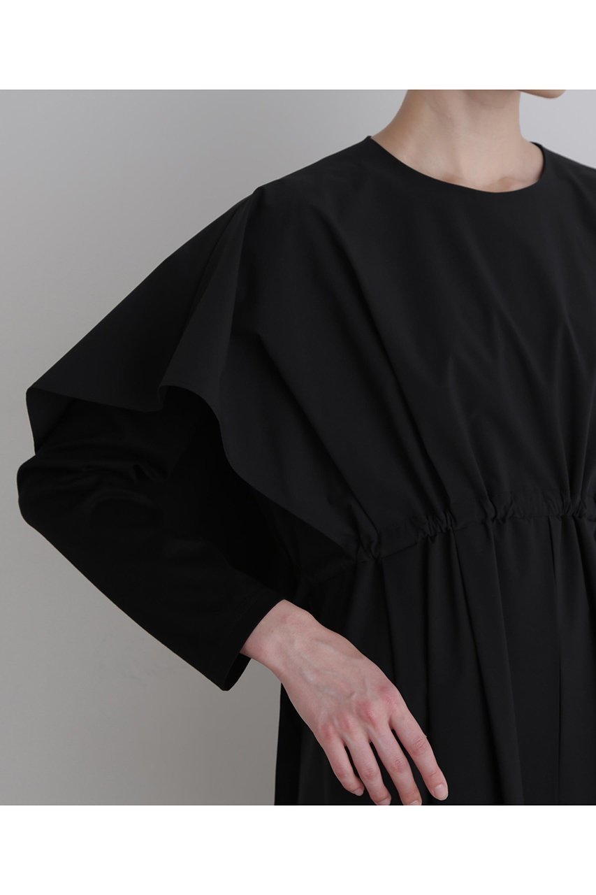 【ル フィル/LE PHIL】のSOLOTEXブロードケープワンピース 人気、トレンドファッション・服の通販 founy(ファニー) 　ファッション　Fashion　レディースファッション　Fashion for Women　ワンピース　Dresses　チュニック　Tunic Tops & Dresses　チュニック　Tunic, Long Top　ドローストリング　Drawstring, Pull Cord　ビッグ　Big, Oversized　ブロード　Broadcloth, Fine Cotton　ロング　Long, Long-Length　エレガント 上品　Elegant　other-7|ID: prp329100004898861 ipo3291000000036650392