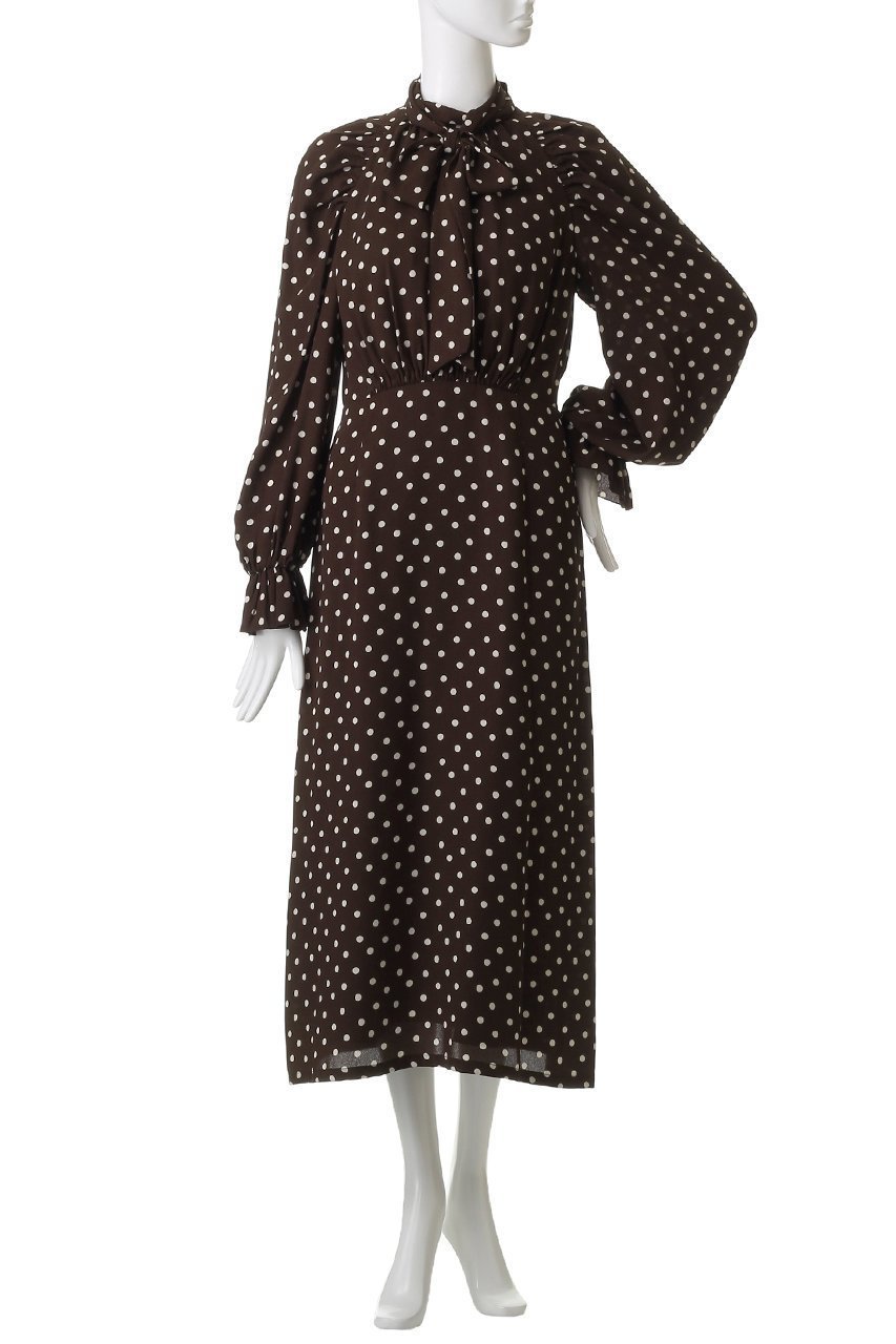 【コルコバード/CORCOVADO】のドットプリントショコラドレス 人気、トレンドファッション・服の通販 founy(ファニー) ファッション Fashion レディースファッション Fashion for Women ワンピース Dresses フォーマル・パーティードレス・結婚式用ドレス Elegant & Casual Dresses チュニック Tunic Tops & Dresses クラシック Classic, Timeless Style チュニック Tunic, Long Top トレンド Trend, Trending Now ドット Polka Dot, Dot Pattern ドレス Dress, One-Piece プリント Print, Printed Pattern 今季 This Season, Current Season other-2|ID: prp329100004898863 ipo3291000000036650404