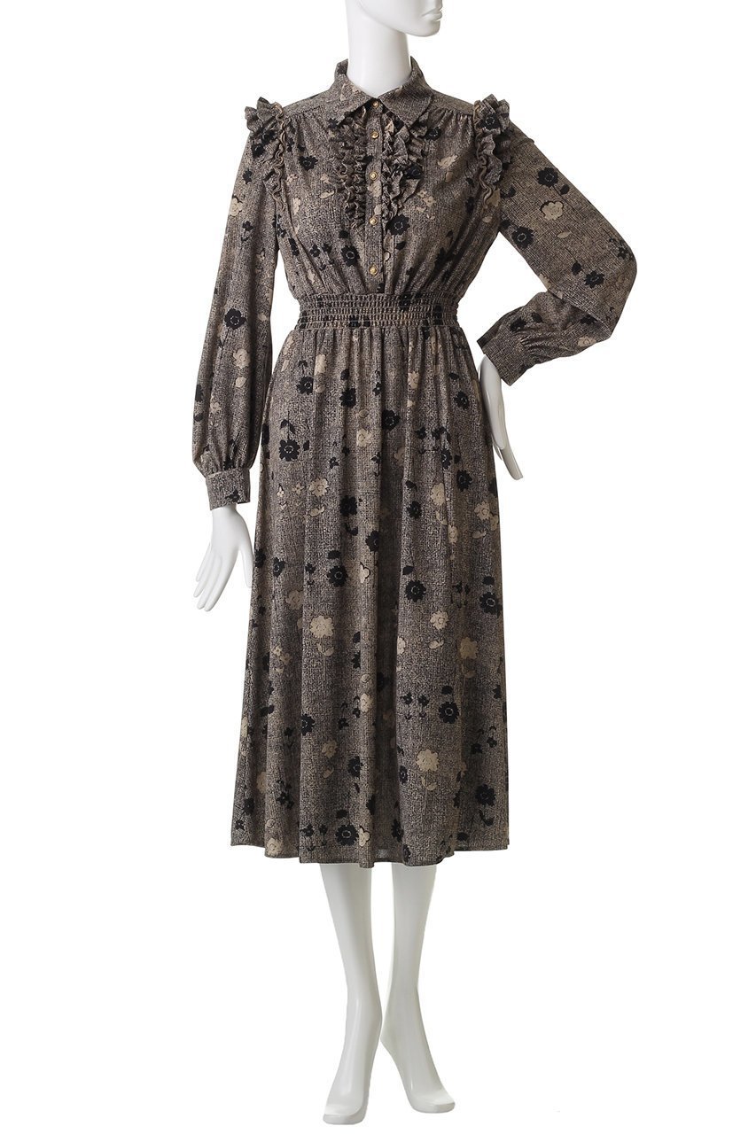 【コルコバード/CORCOVADO】のプリントボウタイドレス 人気、トレンドファッション・服の通販 founy(ファニー) ファッション Fashion レディースファッション Fashion for Women ワンピース Dresses フォーマル・パーティードレス・結婚式用ドレス Elegant & Casual Dresses チュニック Tunic Tops & Dresses オケージョン Occasion Wear チュニック Tunic, Long Top ドレス Dress, One-Piece フラワー Flower, Floral フリル Frill, Ruffle プリント Print, Printed Pattern リボン Ribbon, Bow other-6|ID: prp329100004898866 ipo3291000000036650437