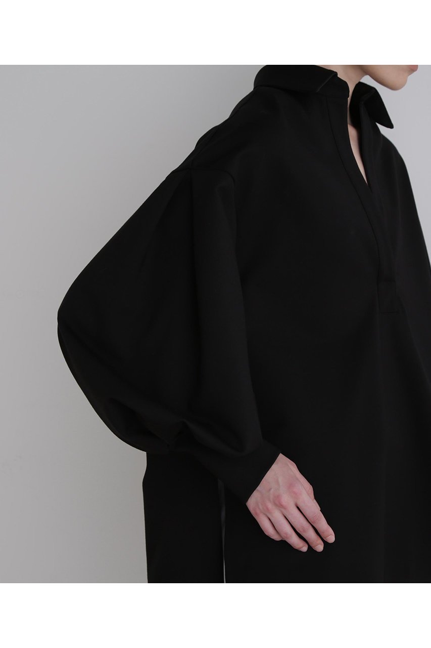 【ル フィル/LE PHIL】のベビーポンチ袖タックカットソー 人気、トレンドファッション・服の通販 founy(ファニー) 　ファッション　Fashion　レディースファッション　Fashion for Women　トップス・カットソー　Cut & Sew Tops　シャツ・ブラウス・オフィスカジュアル　Elegant Blouses & Button-Ups　ロングTシャツ・Tシャツ　Longline T-Shirts & Tees　カットソー・ベーシックTシャツ　Cut-and-Sewn Tops / Stretch Tees & Basics　カットソー　Cut and Sewn Top　スキッパー　Skipper, Open Collar　スリーブ　Sleeve, Long Sleeve / Short Sleeve　バランス　Balance, Style Balance　ビッグ　Big, Oversized　ベビー　Baby, Babywear　ロング　Long, Long-Length　エレガント 上品　Elegant　other-7|ID: prp329100004898871 ipo3291000000036650473