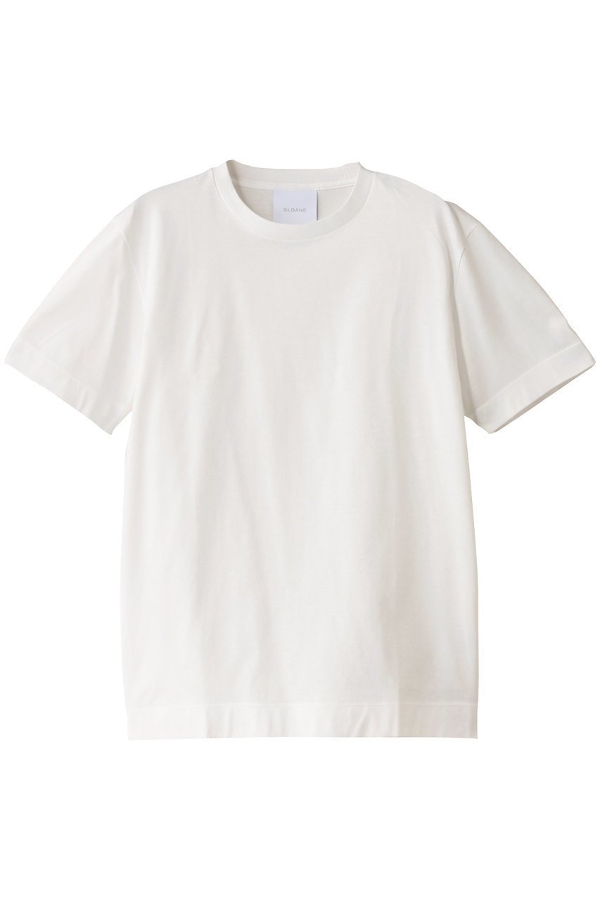 【スローン/SLOANE】の60/2コットン天竺 UV Tシャツ 人気、トレンドファッション・服の通販 founy(ファニー) ファッション Fashion レディースファッション Fashion for Women トップス・カットソー Cut & Sew Tops シャツ・ブラウス・オフィスカジュアル Elegant Blouses & Button-Ups ロングTシャツ・Tシャツ Longline T-Shirts & Tees カットソー・ベーシックTシャツ Cut-and-Sewn Tops / Stretch Tees & Basics ショート Short, Short Length シンプル Simple, Minimal スリーブ Sleeve, Long Sleeve / Short Sleeve エレガント 上品 Elegant 定番 Standard, Basic Item other-1|ID: prp329100004898882 ipo3291000000036650571